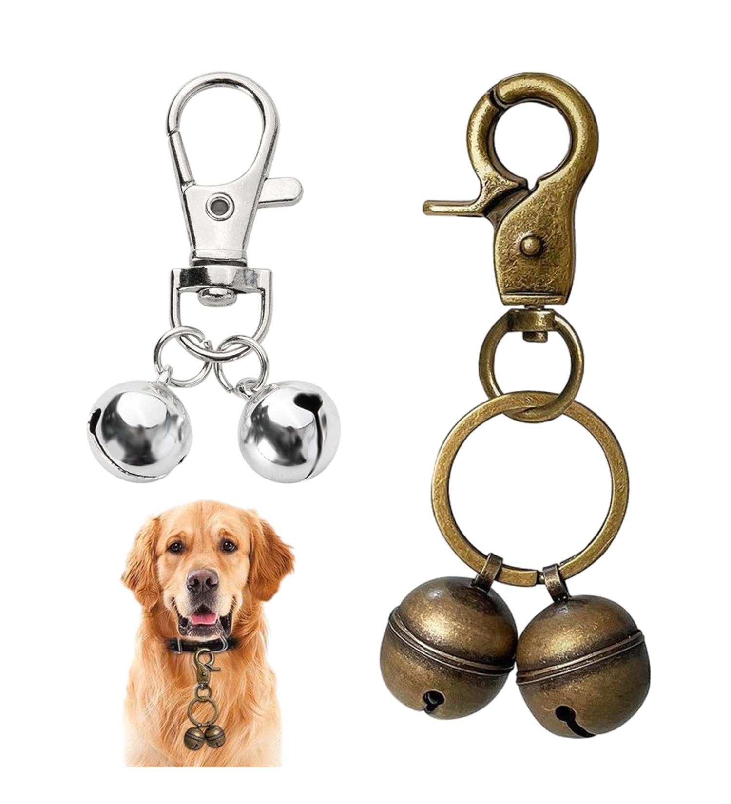 Violotoris 2 Pcs Bells Dog Cat Bells For Collar Pet Tracker Acorn Falconry 1 Silver And 1 Bronze (silver bronze)(silver bronze) - Buy Online on GoSupps.com