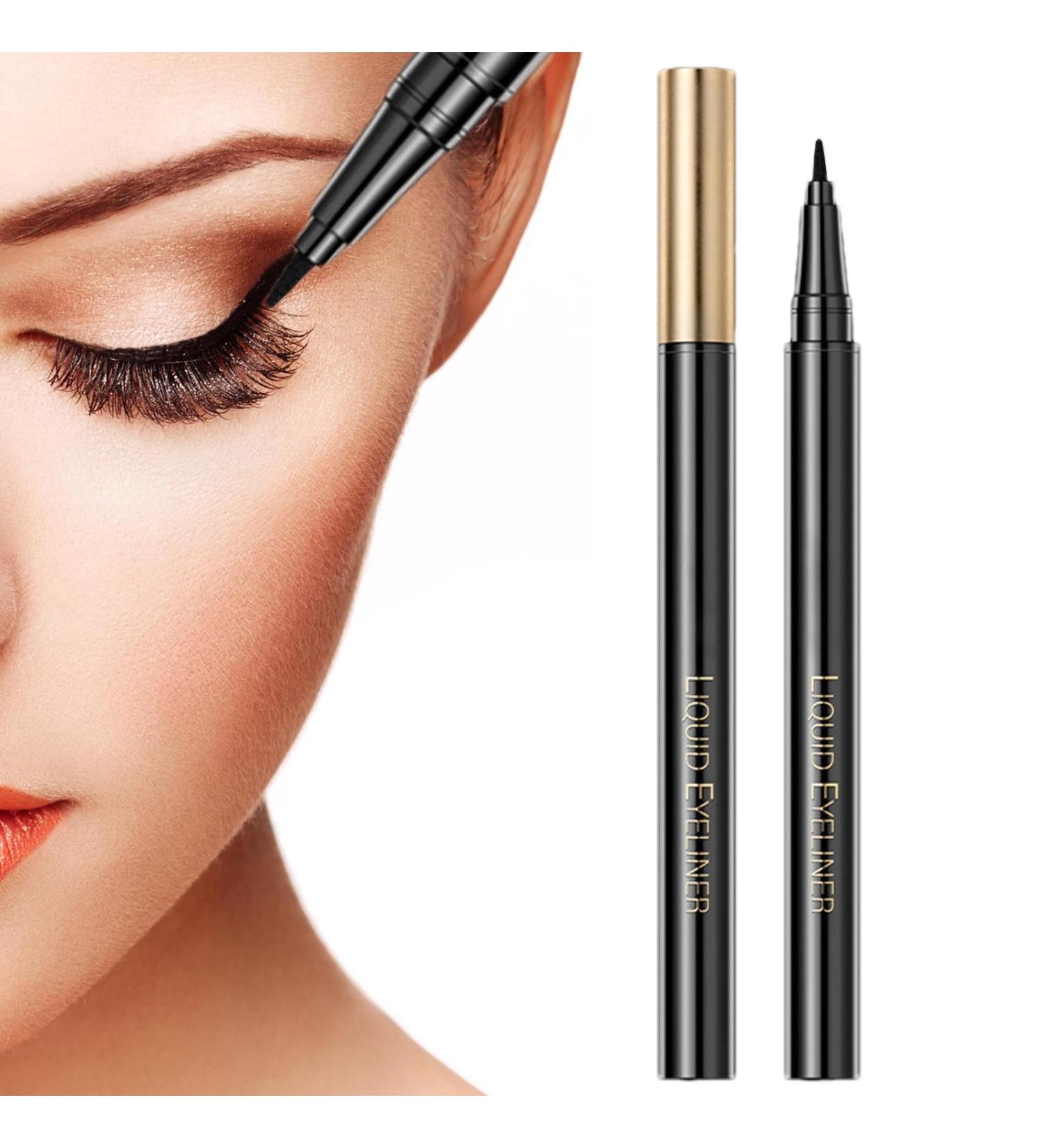 MONEY MONEY Eye Liner Waterproof Smudge Proof | Precise Tip Liquid Eyeliner - Long-Lasting Smudge-Proof Eyeliner Eye Makeup Cosmetic for Wide and Bold Winged Eyeliners Cat Eye Liners - Buy Online on GoSupps.com