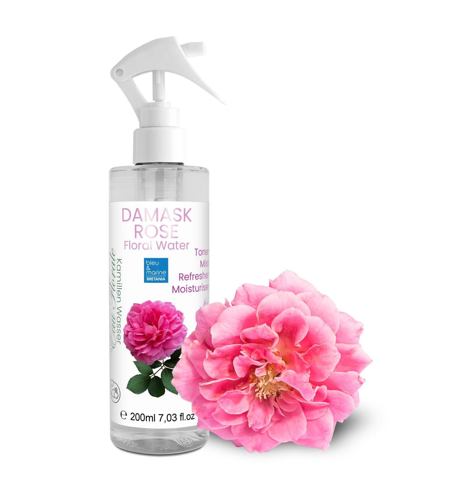 Rose Floral Water | 200ml Atomiser | Multipurpose Skin and Hair Treatment | Calming and Relaxing Suitable for All Skin Types Organically Raised Bulgarian Rose 200 ml - Buy Online on GoSupps.com