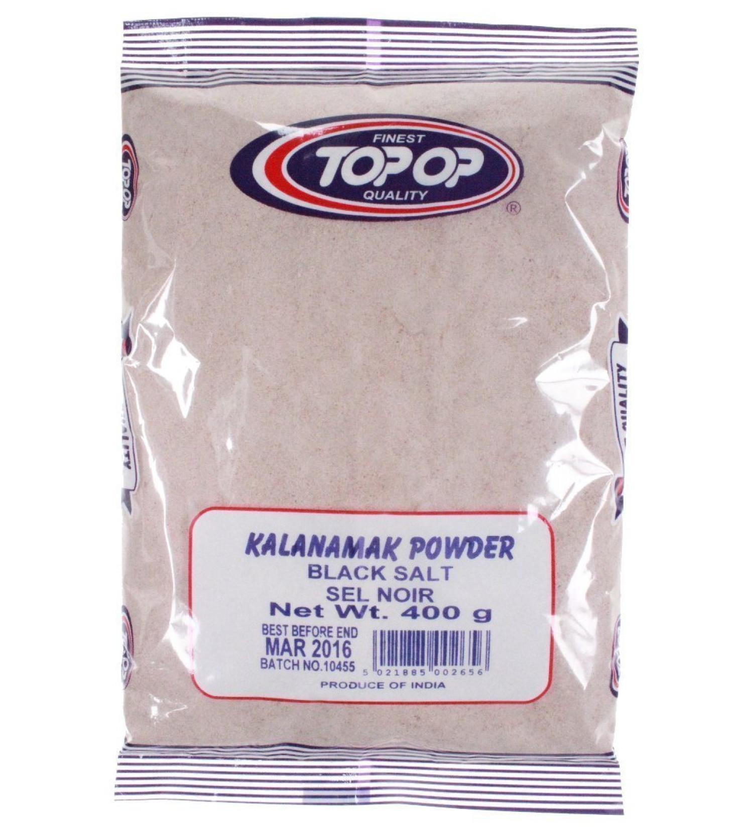 Top-Op Kala Powder Namak 100g (Black Salt)