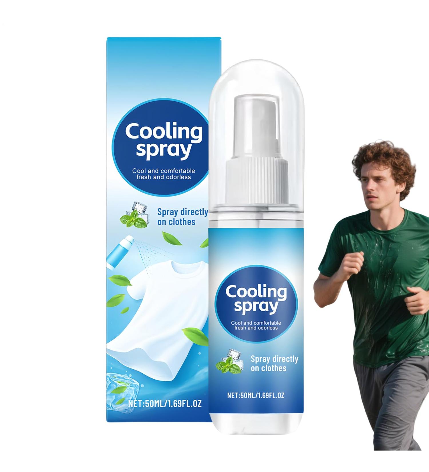  G n rique Refreshing Mist Body and Clothing Spray | 50ml Non-Greasy Soothing Liquid for Hot Days Sports Camping Men Women Athletes Teenagers - Buy Online on GoSupps.com