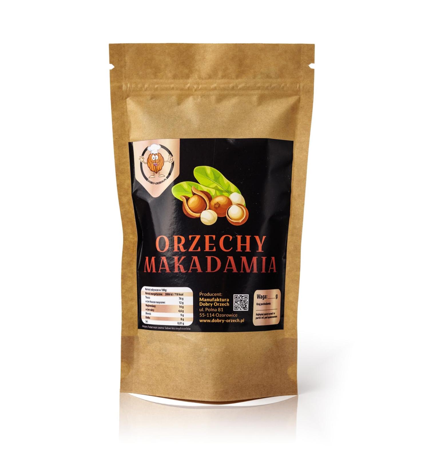 Manufaktura Dobry Orzech Hazelnuts (100 g whole macadamia nuts unsalted)