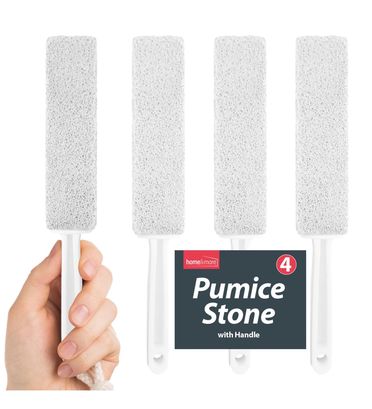 Pumice Stone Toilet Cleaner 4-Pack | Limescale Removal & Toilet Cleaning | with Handle for Easy Use - Buy Online on GoSupps.com