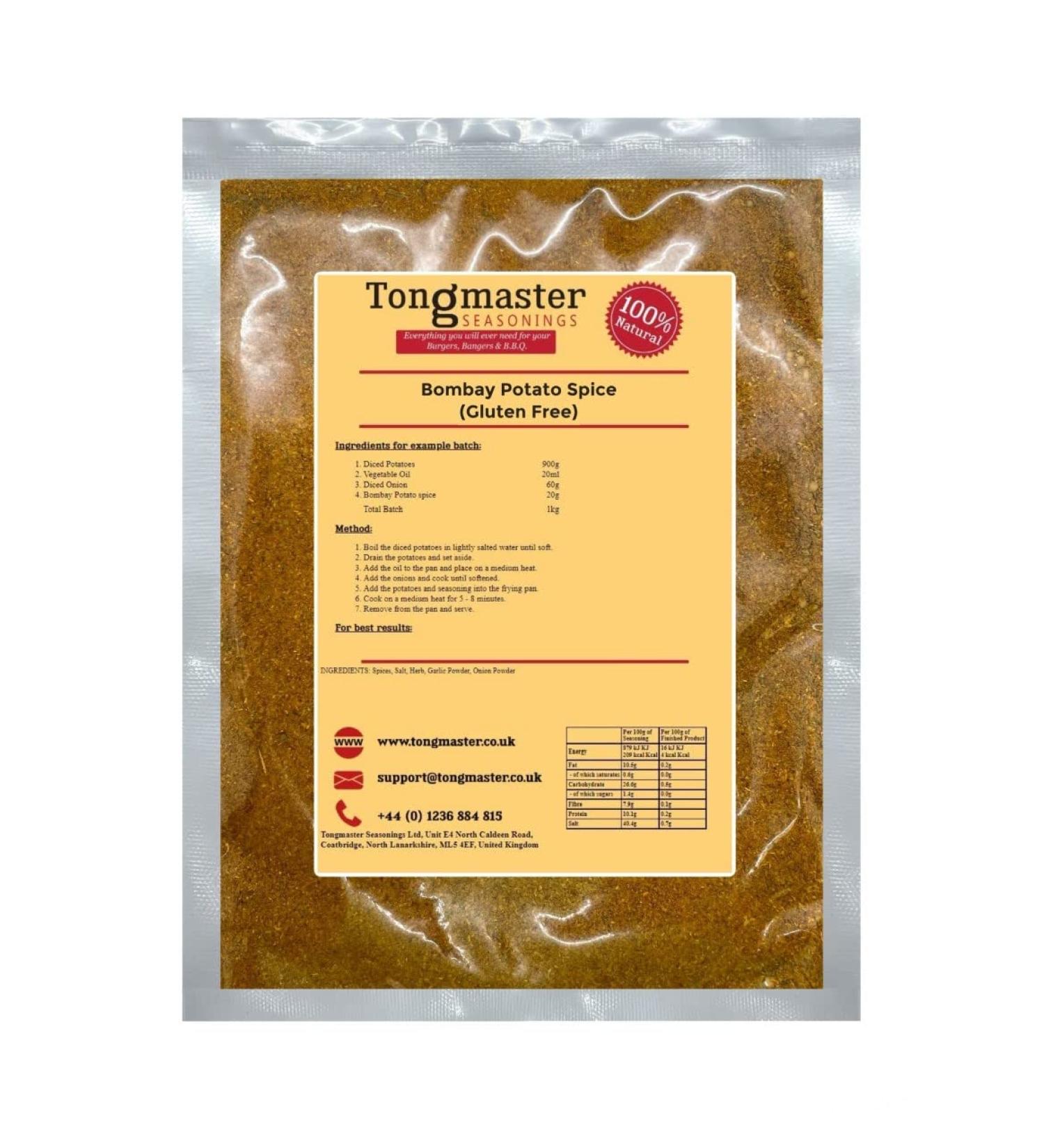 Bombay Potato Spice - Gluten Free - 100g