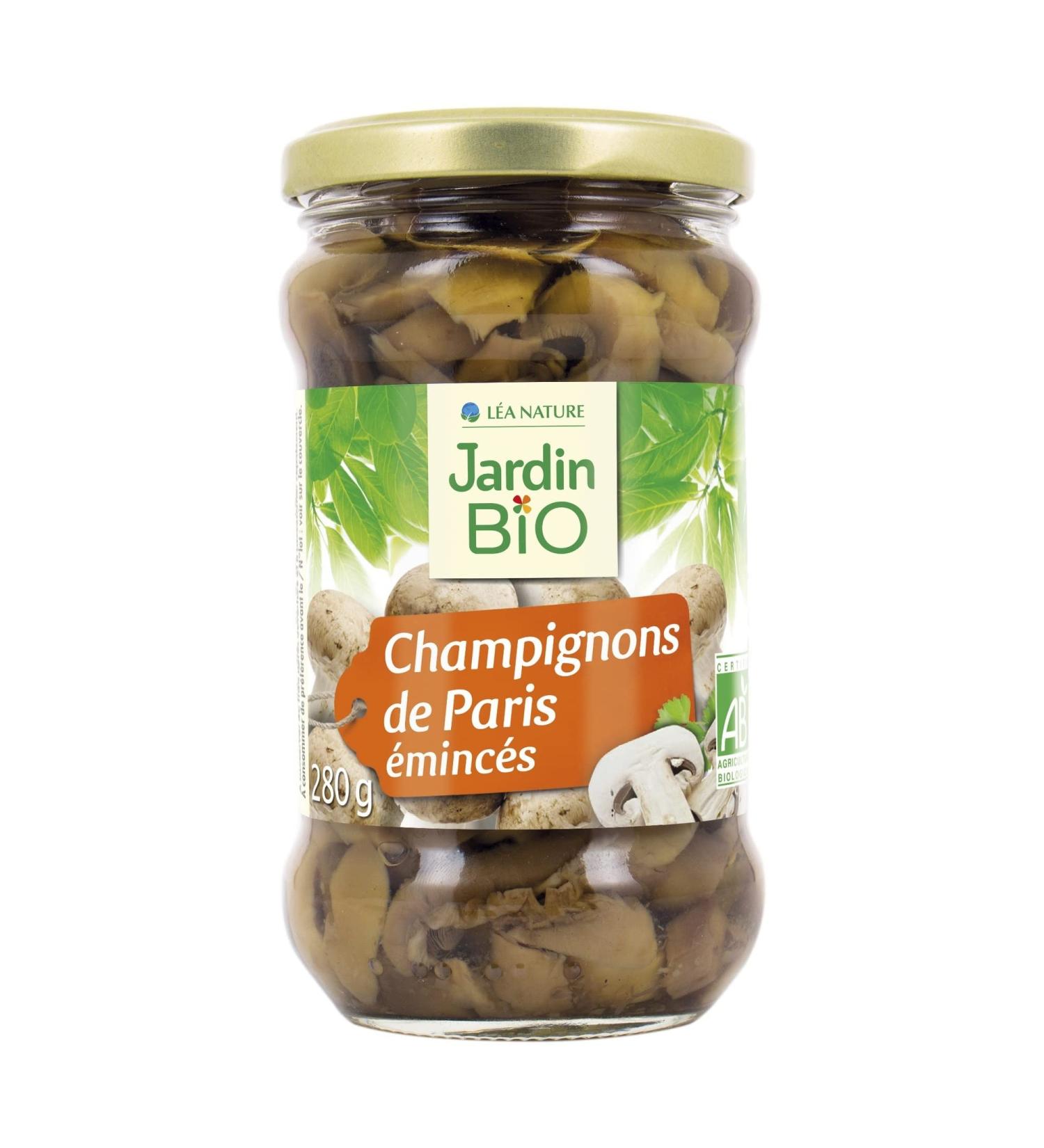 Jardin BiO tic - Chopped Paris Mushrooms 280 g