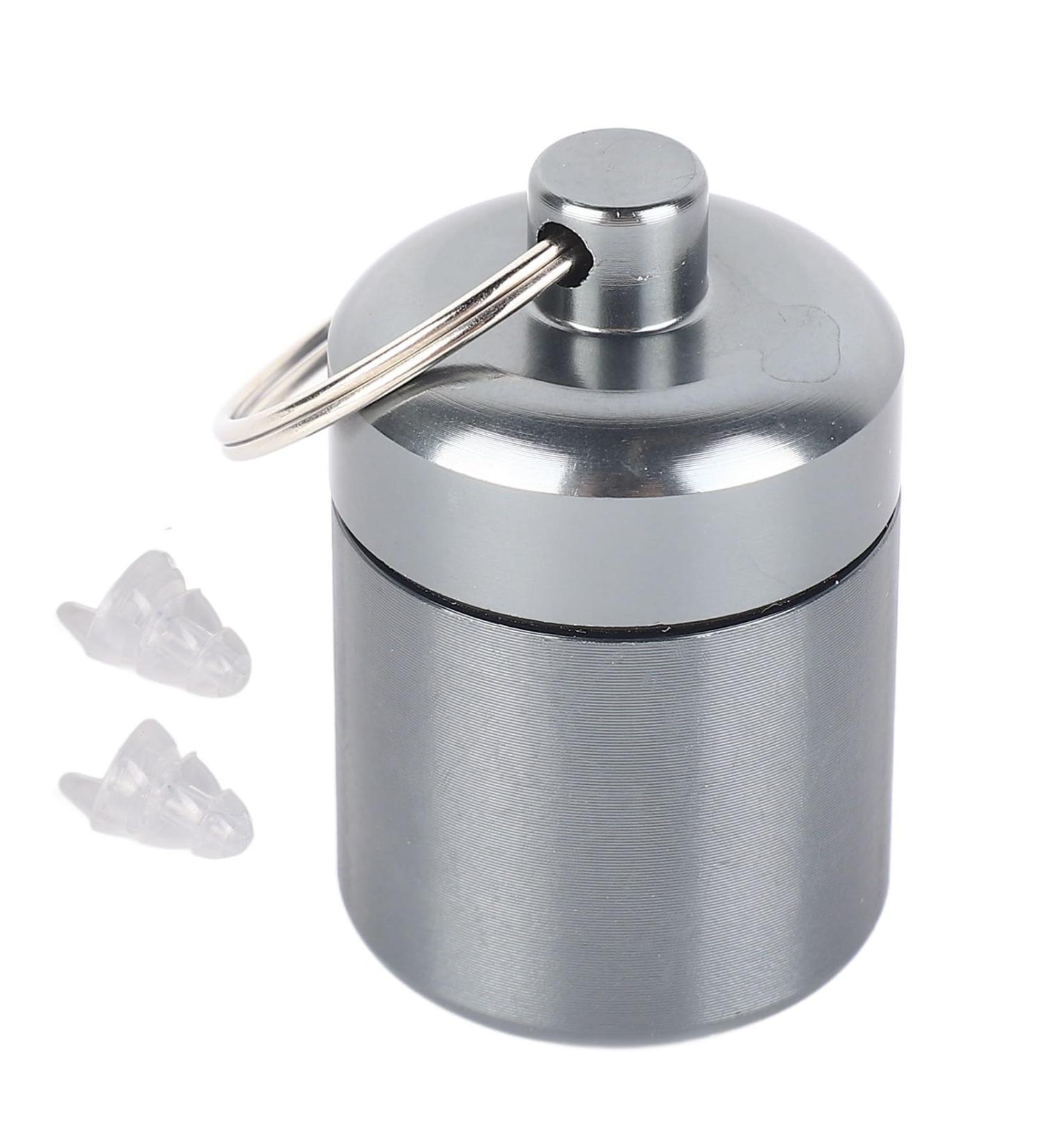 Earplugs 3-Layer Structure Comfortable Liquid Silicone Closure Umbrella Shaped Noise Canceling Earplug with Filter for Indoor (Transparent Stone Pattern) - Buy Online on GoSupps.com