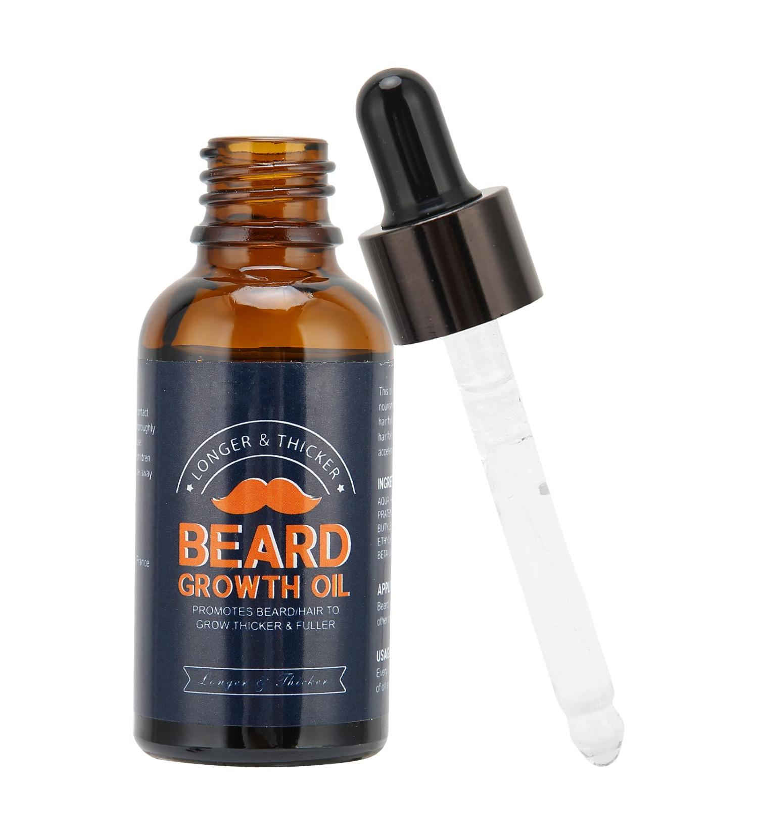 Natural Beard Oil | Mild Beard Growth & Essential Care for Soft Strong Beards - Buy Online on GoSupps.com
