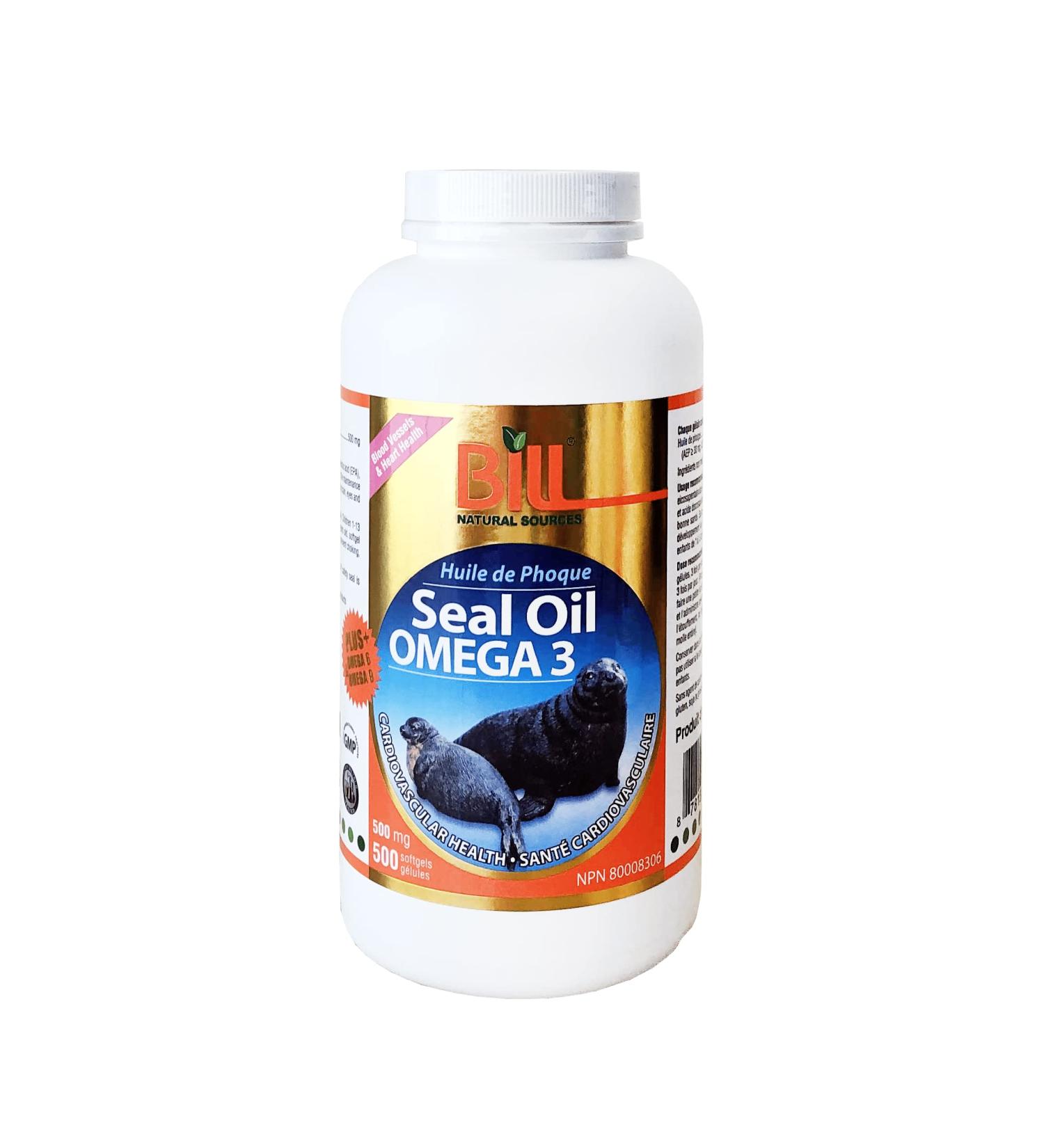 Bill Beauty Seal Oil Omega-3 500mg 500 softgels (1) - Buy Online on GoSupps.com