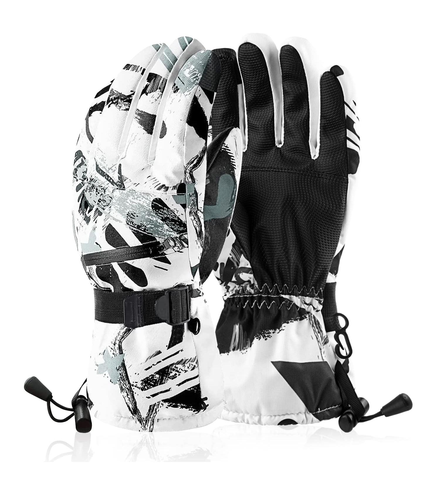 ATERCEL Ski Gloves Waterproof 2022 | Touchscreen Snowboard Gloves Green - Large - Buy Online on GoSupps.com