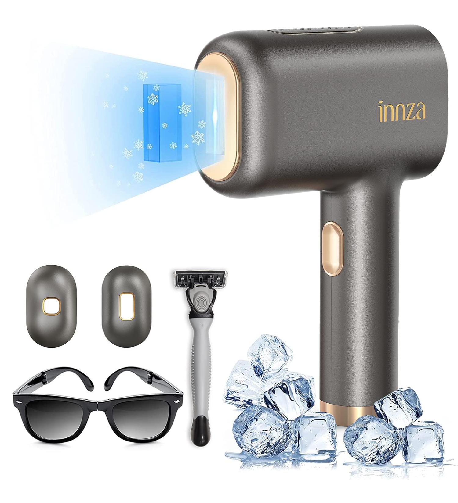 IPL Hair Removal Device for Women with Sapphire Ice Compress - 999,000 Flashes, Permanent Hair Removal for Face and Body - Buy Online on GoSupps.com