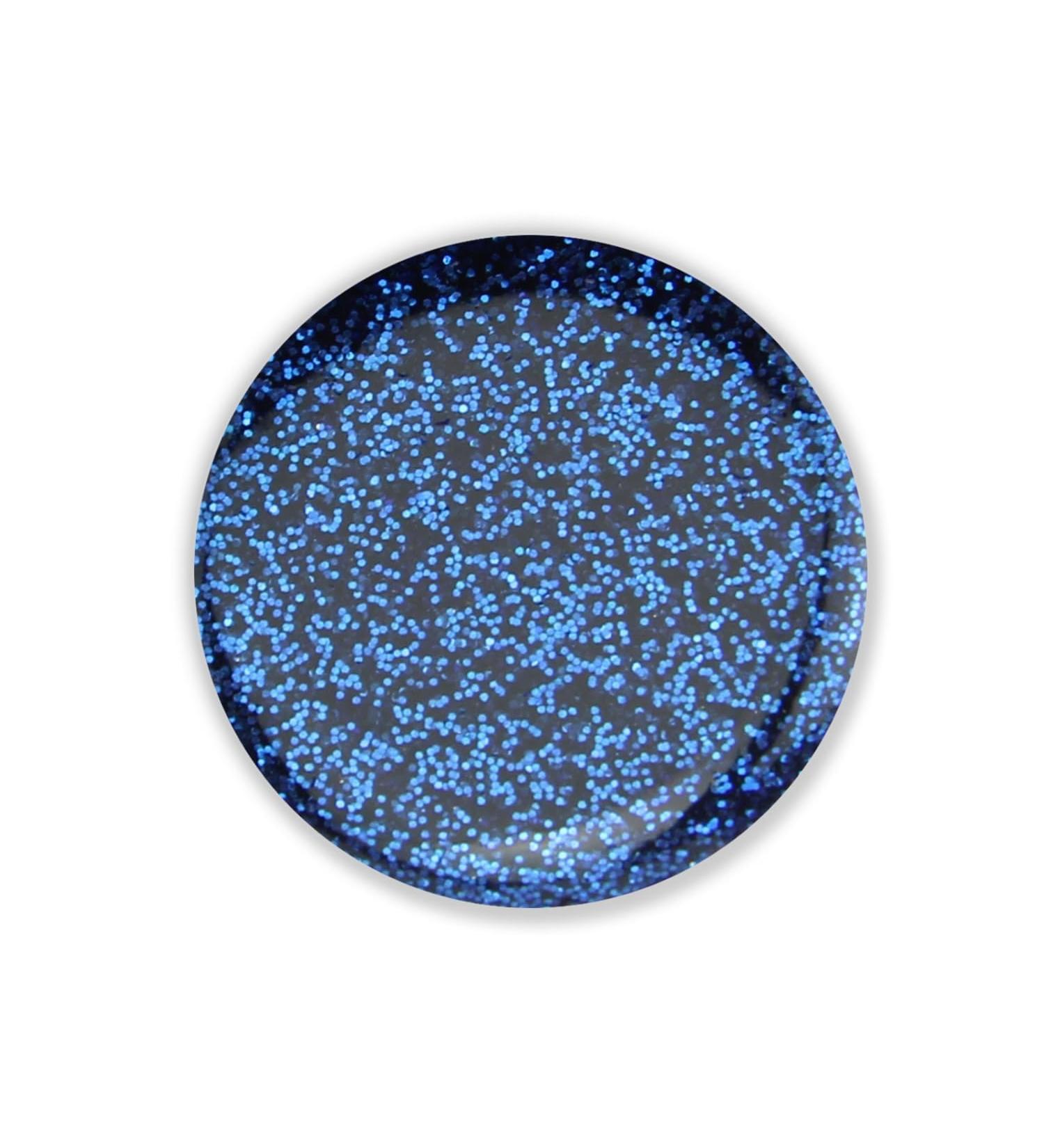 UV Colour Fusion Glitter Gel - royal blue 5ml