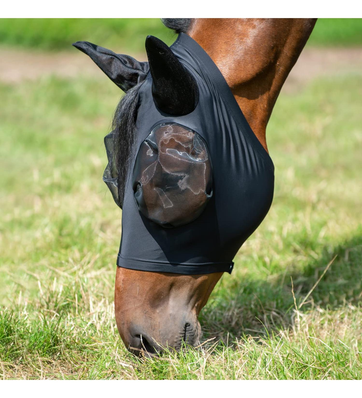 Buy Busse Fly Mask Twin Fit Flexi in Black for Shetty | International Shipping Available - Buy Online on GoSupps.com