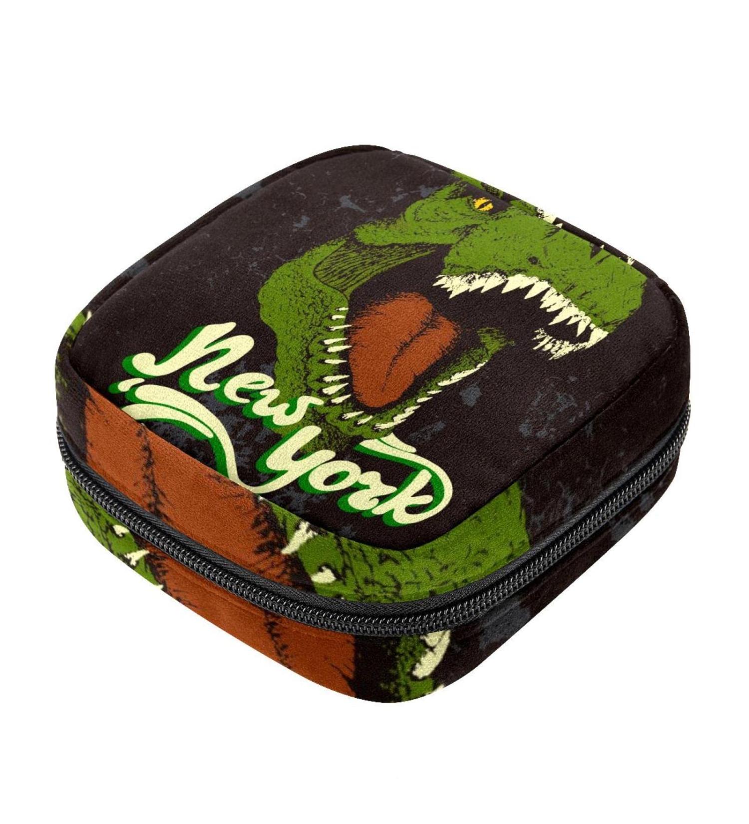 Angry Tyrannosaurus Head Menstrual Cup Bag - Portable Storage for Women & Teenage Girls - Buy Online on GoSupps.com