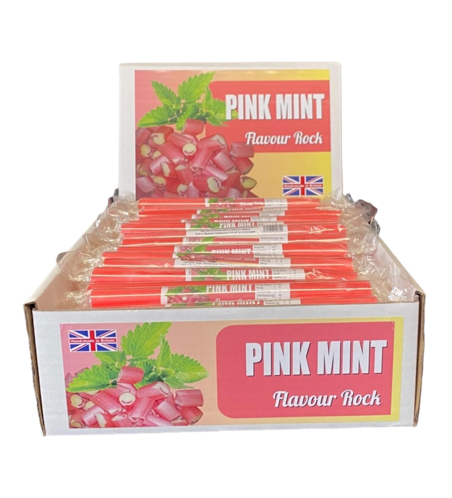 Rock Sticks Handmade Traditional Rainbow Classic Sweets Retro Seaside Gift Wholesale Confectionery (Pink Mint X 50) Pink Mint X 50 - Buy Online on GoSupps.com