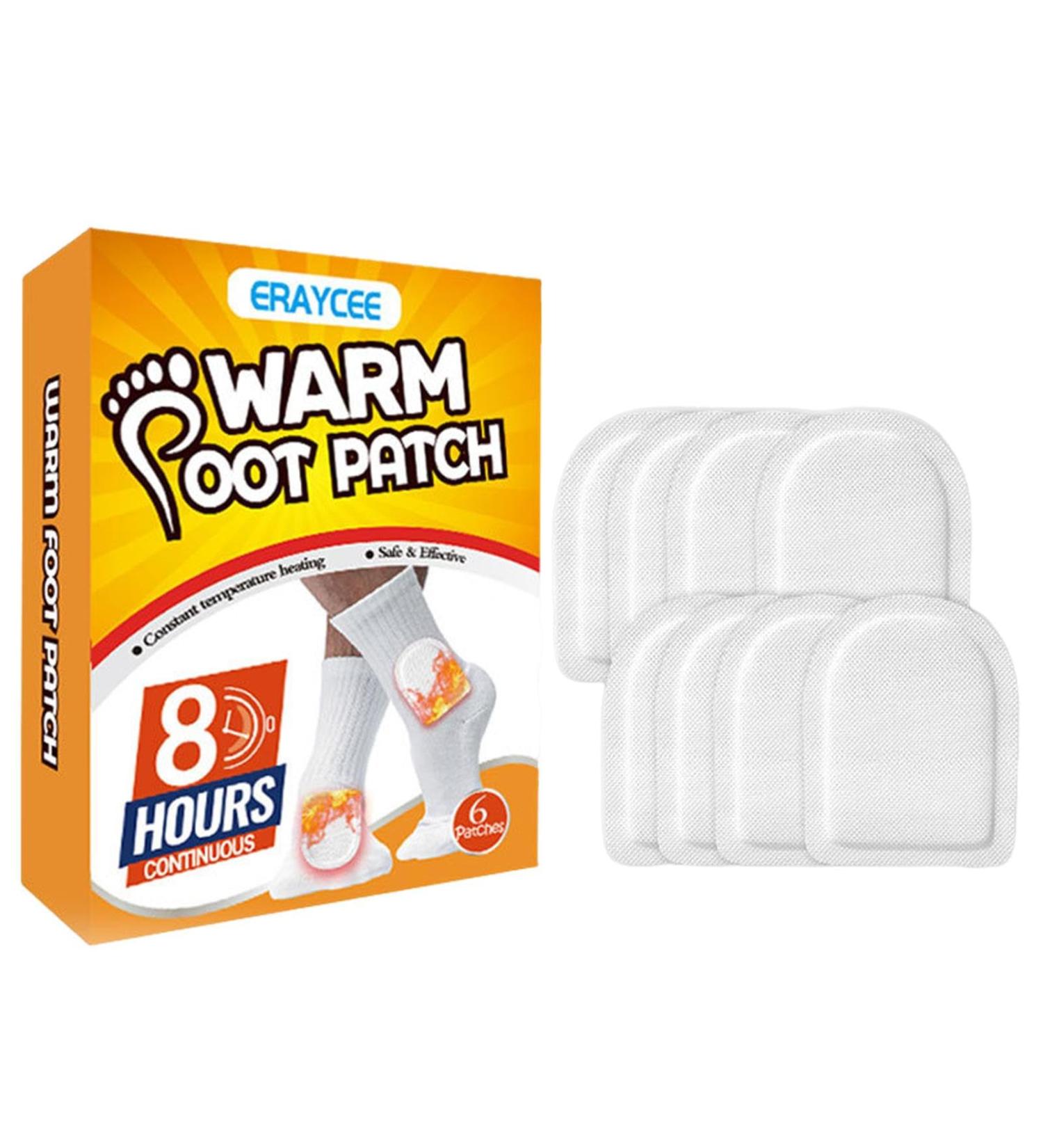 Leryveo 6-Part Foot Warmer: Safe Heated Paving for Outdoor Activities Skiing & Hiking Ultimate Warmth on the Go - Buy Online on GoSupps.com