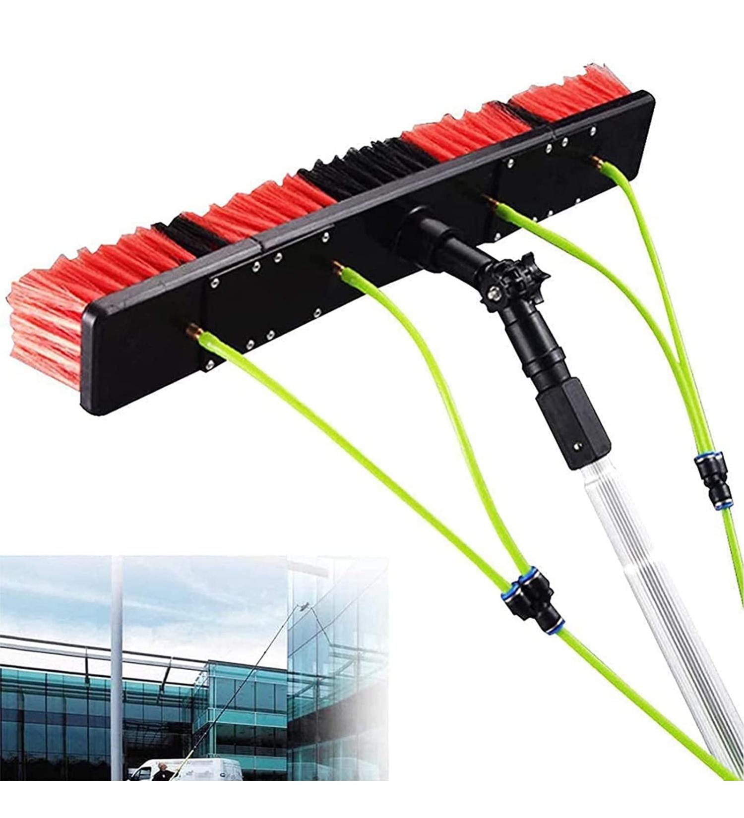 3-12m Water Fed Pole Kit Window Cleaning Pole Water/Hose Fed Pole Cleaning Brush Equipment Equipment Extendable Window Cleaning Pole for High Windows 30cm brush head 4m/13.1ft 30cm Brush Head 4m/13.1ft - Buy Online on GoSupps.com