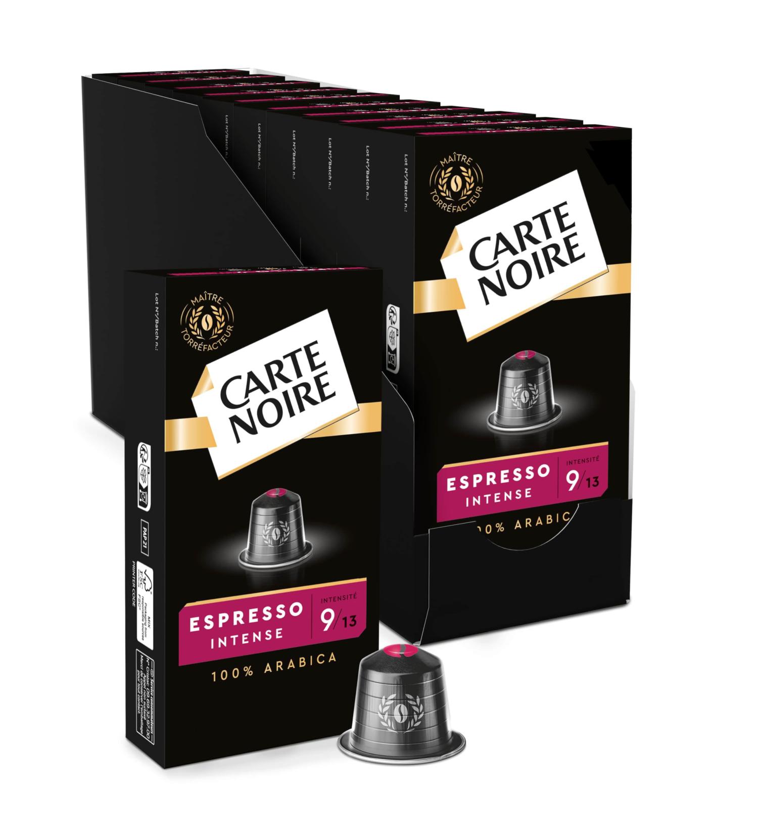 CARTE NOIRE - Capsules de Caf Espresso N 9 - 10 x 10 Capsules - Buy Online on GoSupps.com