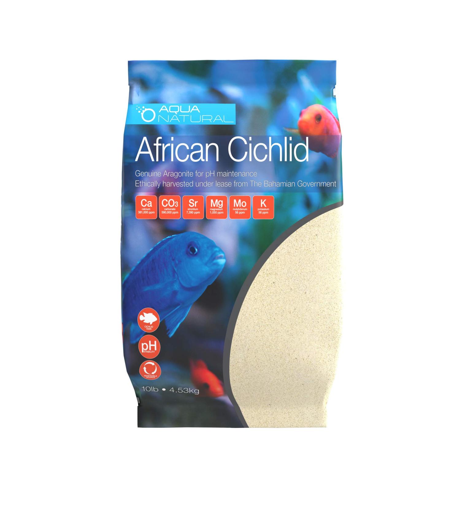African Cichlid Aragonite 10LB Sand - Premium Aquarium Substrate - Buy Online on GoSupps.com