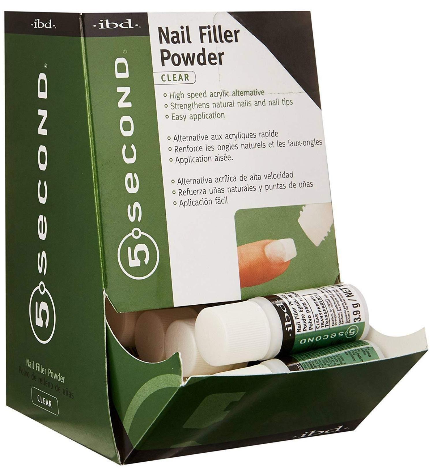IBD 5 Second Nail Filler Powder (12 Pieces)