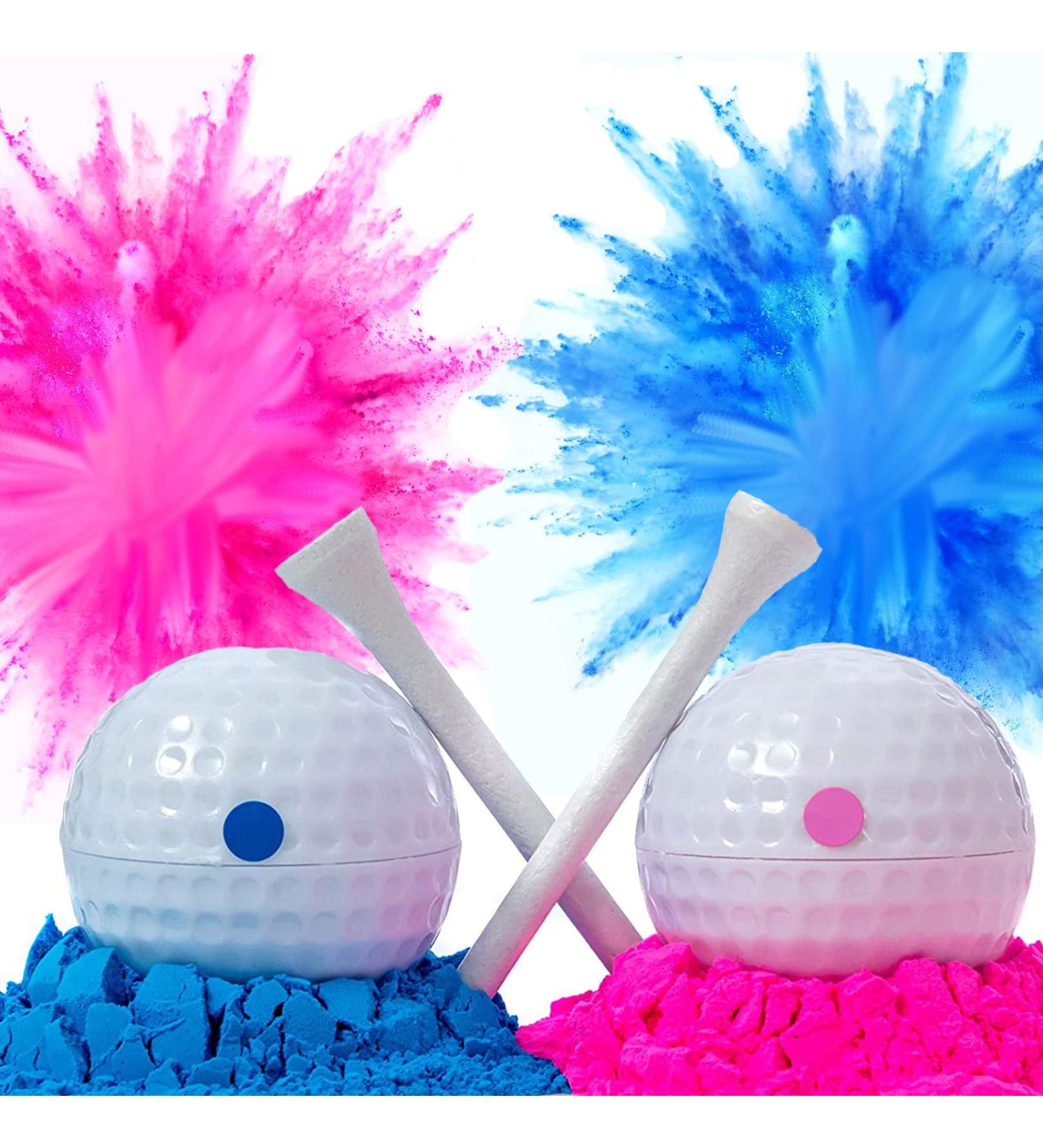 Gender Reveal Exploding Golf Balls - Boy or Girl Baby Party Supplies - Buy Online on GoSupps.com
