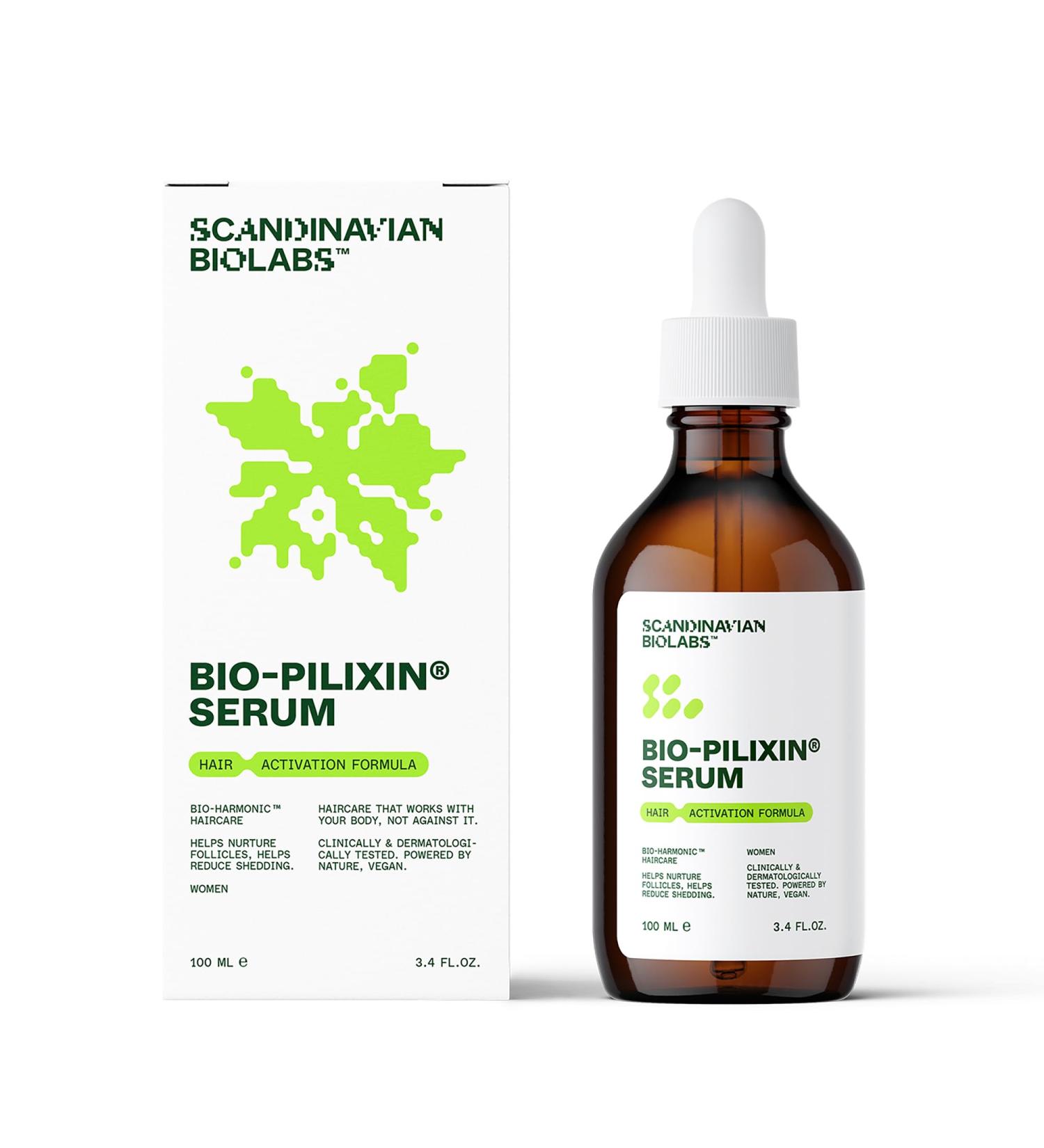 Scandinavian Biolabs Activation Serum for Women - 100ml - Clinically Tested Results in 45 Days - Promotes Hair Growth, Reduces Hair Loss - Bio-Pilixin - Buy Online on GoSupps.com