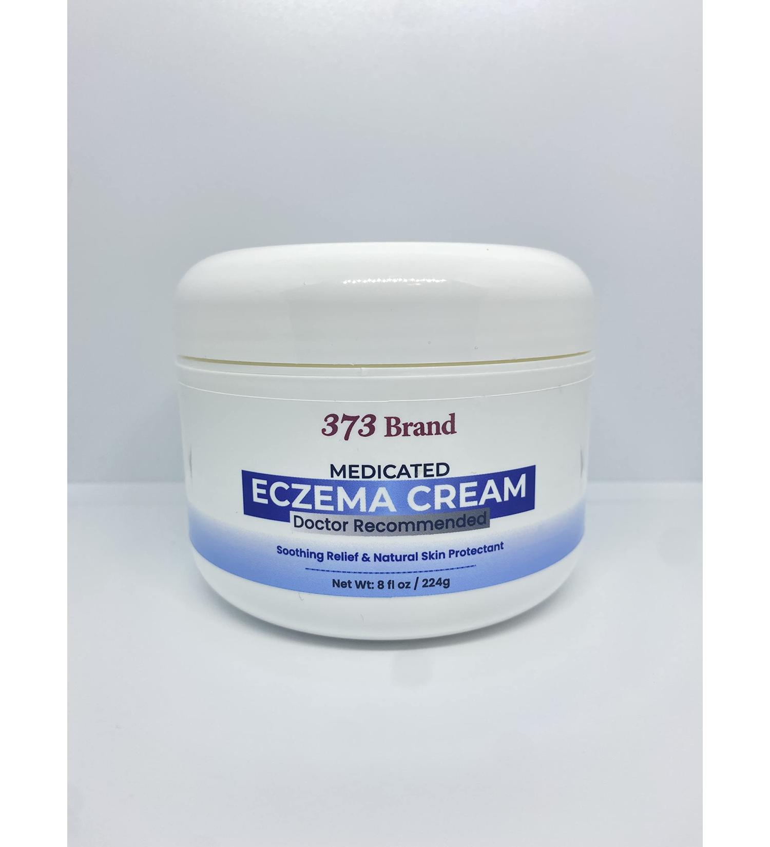 373 Brand Medicated Eczema Cream 8oz | Doctor Recommended in Clinics Nursing Homes and in Home use | Unscented Fragrance Free | Fast Acting Speeds Healing Multi Purpose