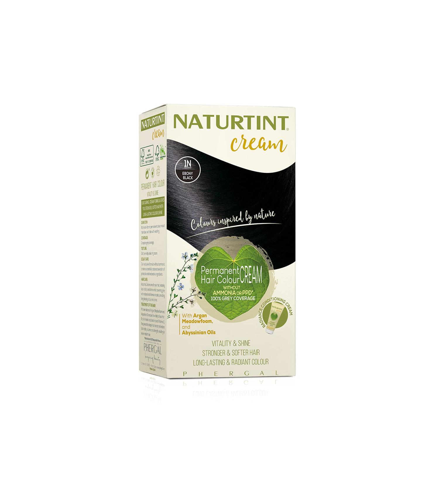 Naturtint Coloration permanente 1N noir b ne Noir b ne 1N 155 ml (Pack of 1) - Buy Online on GoSupps.com