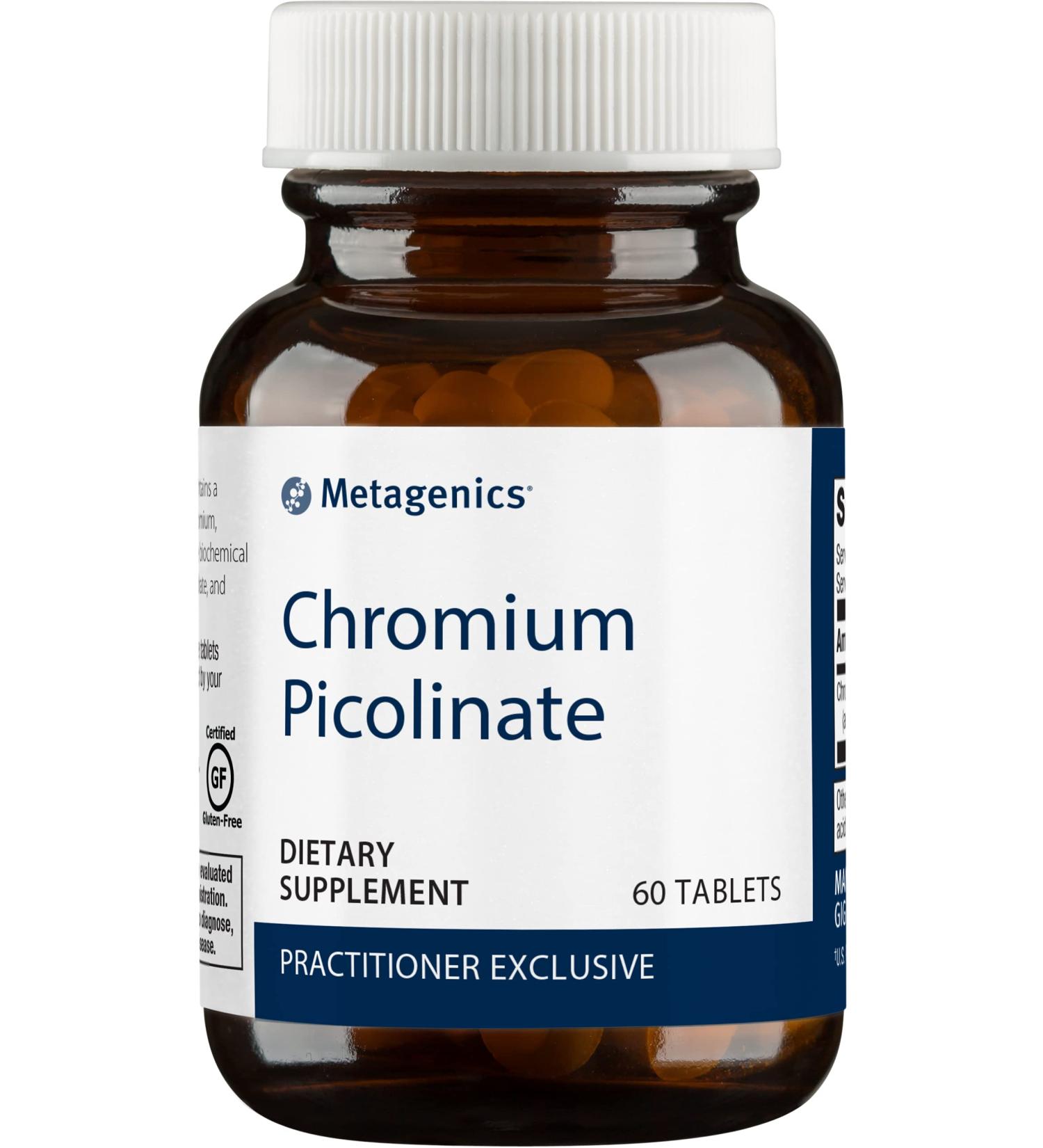 Metagenics Chromium Picolinate 60 Count- Essential Mineral Supplement - Buy Online on GoSupps.com