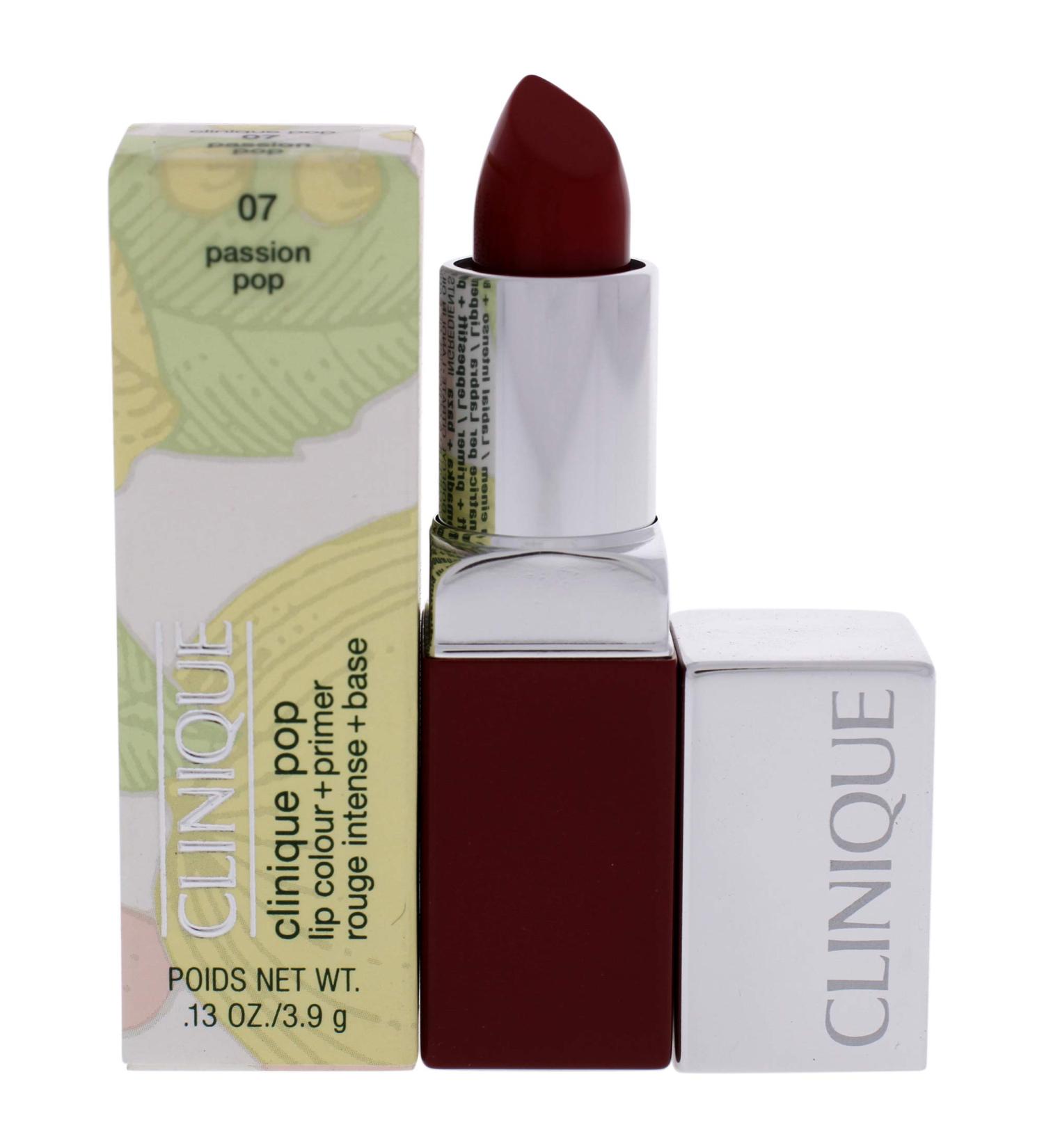 POP lip colour + primer #07-passion pop 3.9 gr 07 Passion Pop 3.9 g (Pack of 1)