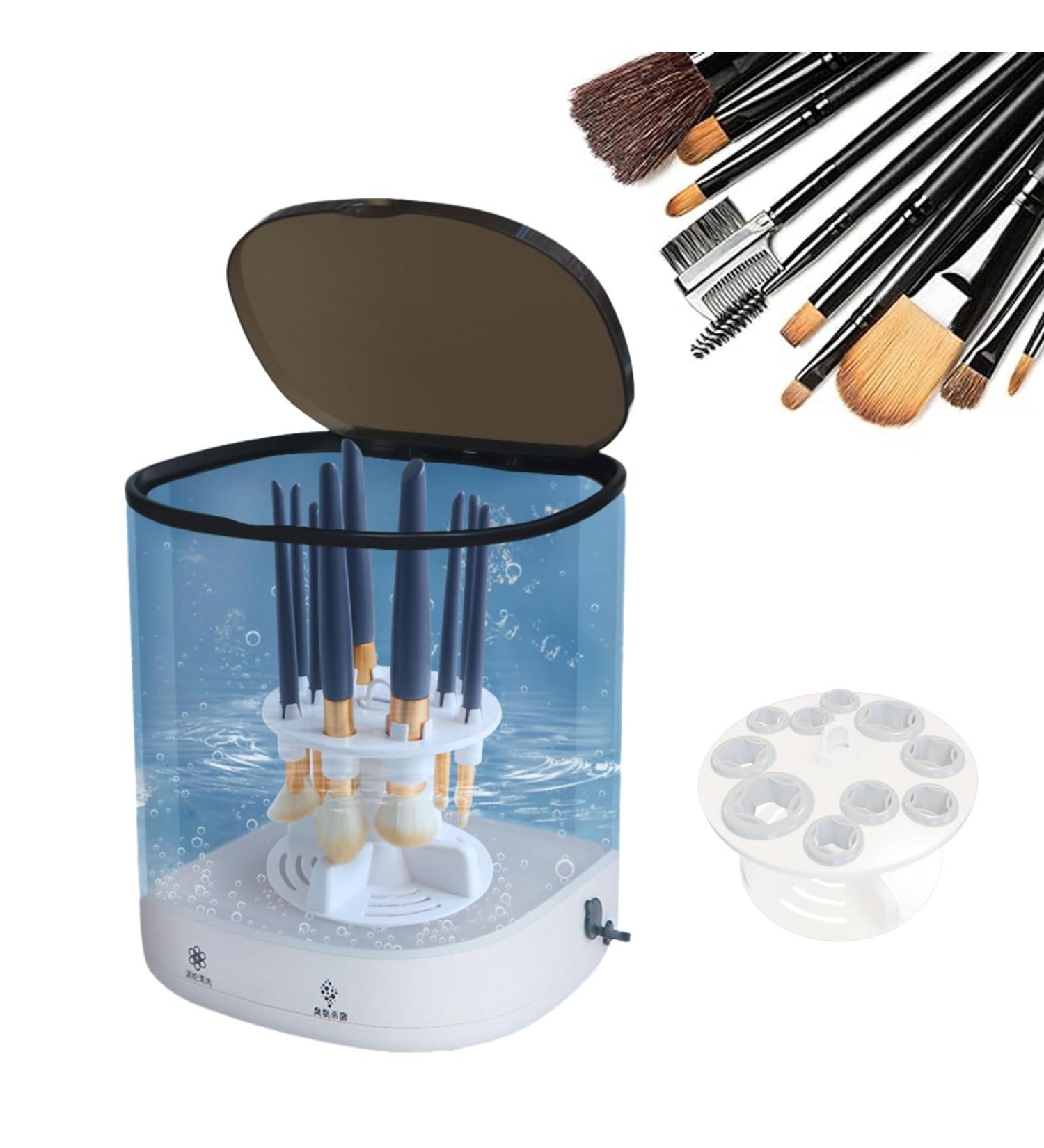 Electric Makeup Brush Cleaner | Auto-Cleaning Spinner for All Brush Sizes | Cleans & Dries Makeup Brushes Fast - Buy Online on GoSupps.com