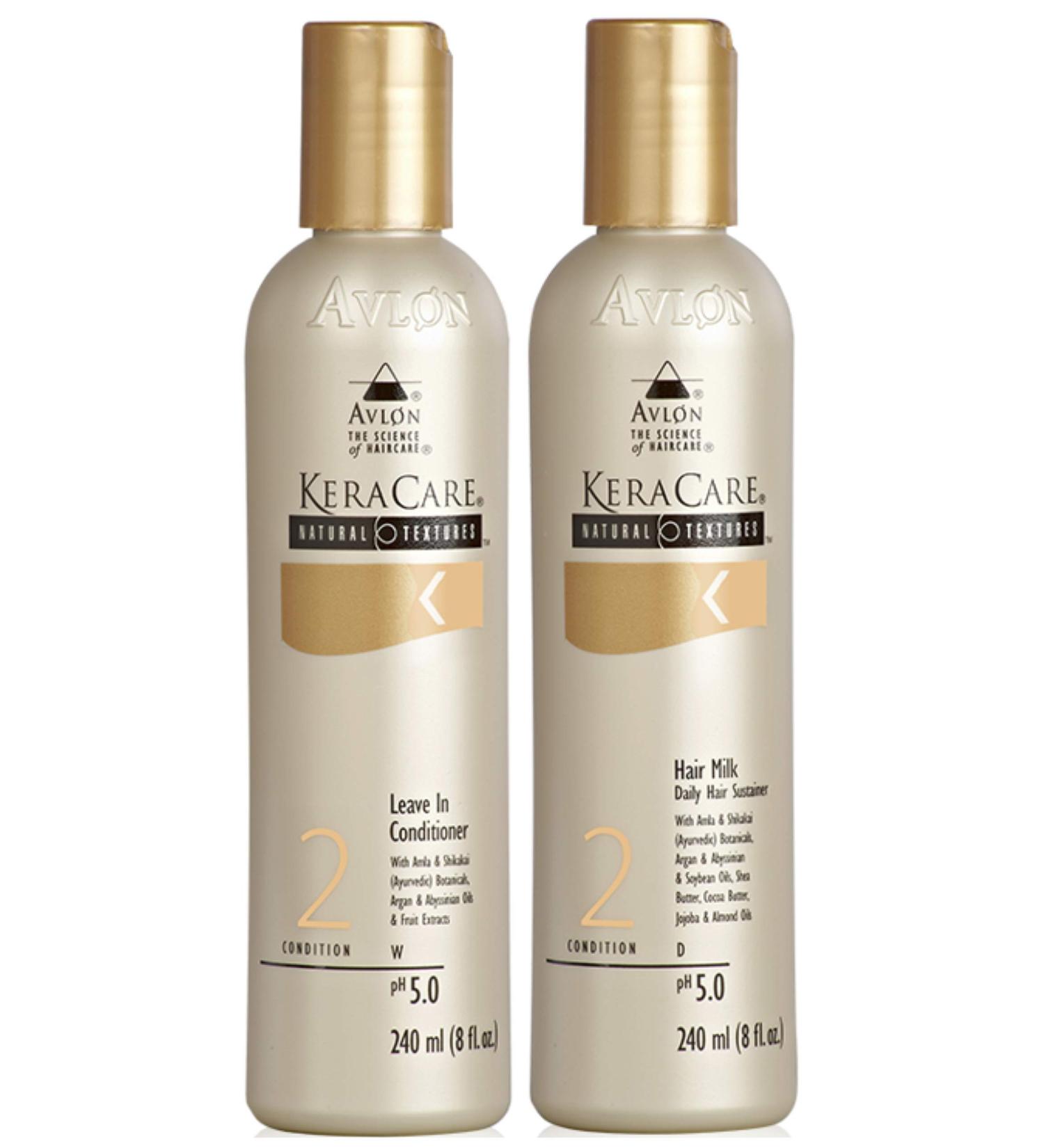 Avlon Keracare Natural Textures Leave-In Conditioner & Hair Milk 240ml - Nourishing Hydrating International Shipping - Buy Online on GoSupps.com
