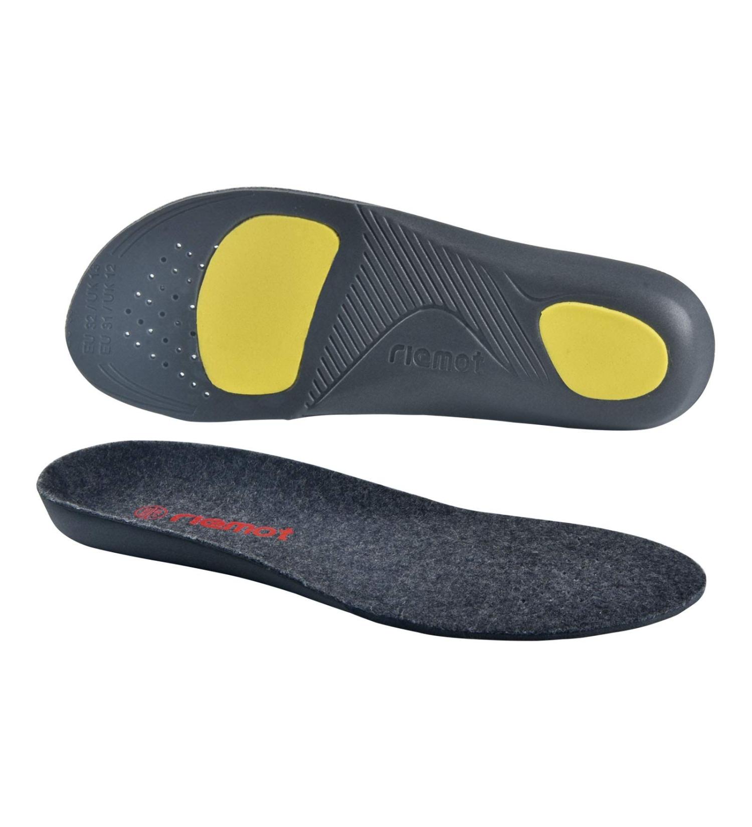 Riemot Real Sheepskin Insoles - Warm Lambskin Shoe Inserts for Winter | Merino Wool Gray for Men Women & Kids (EU Sizes 28-46) - Buy Online on GoSupps.com