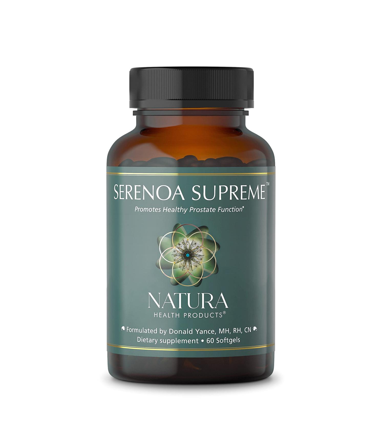 Natura Health Serenoa Supreme 60 Softgels - Supports Healthy Prostate Function - Buy Online on GoSupps.com