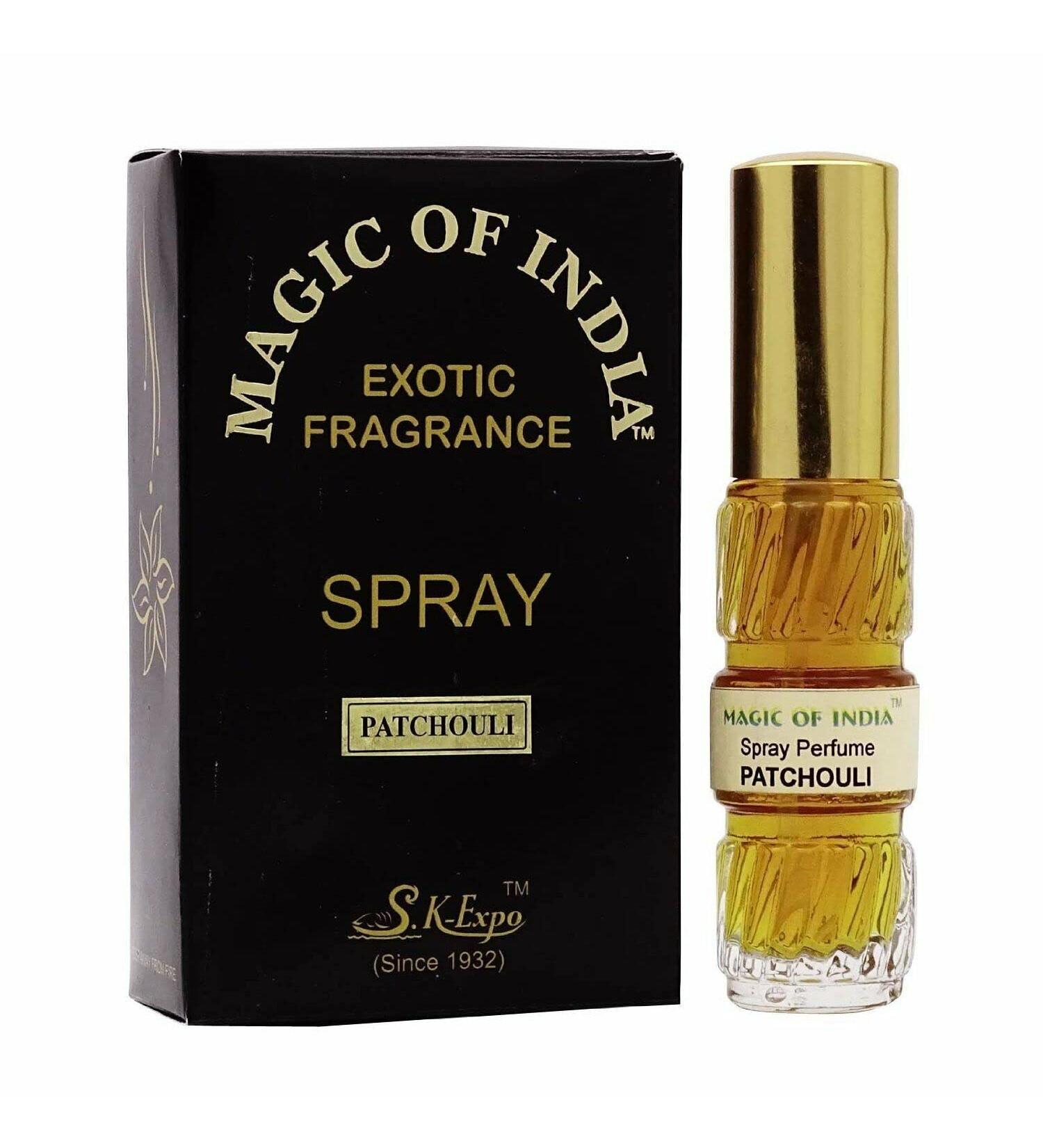 Magic of India Patchouli Natural Exotic Fragrance Perfume Spray - 20 ml