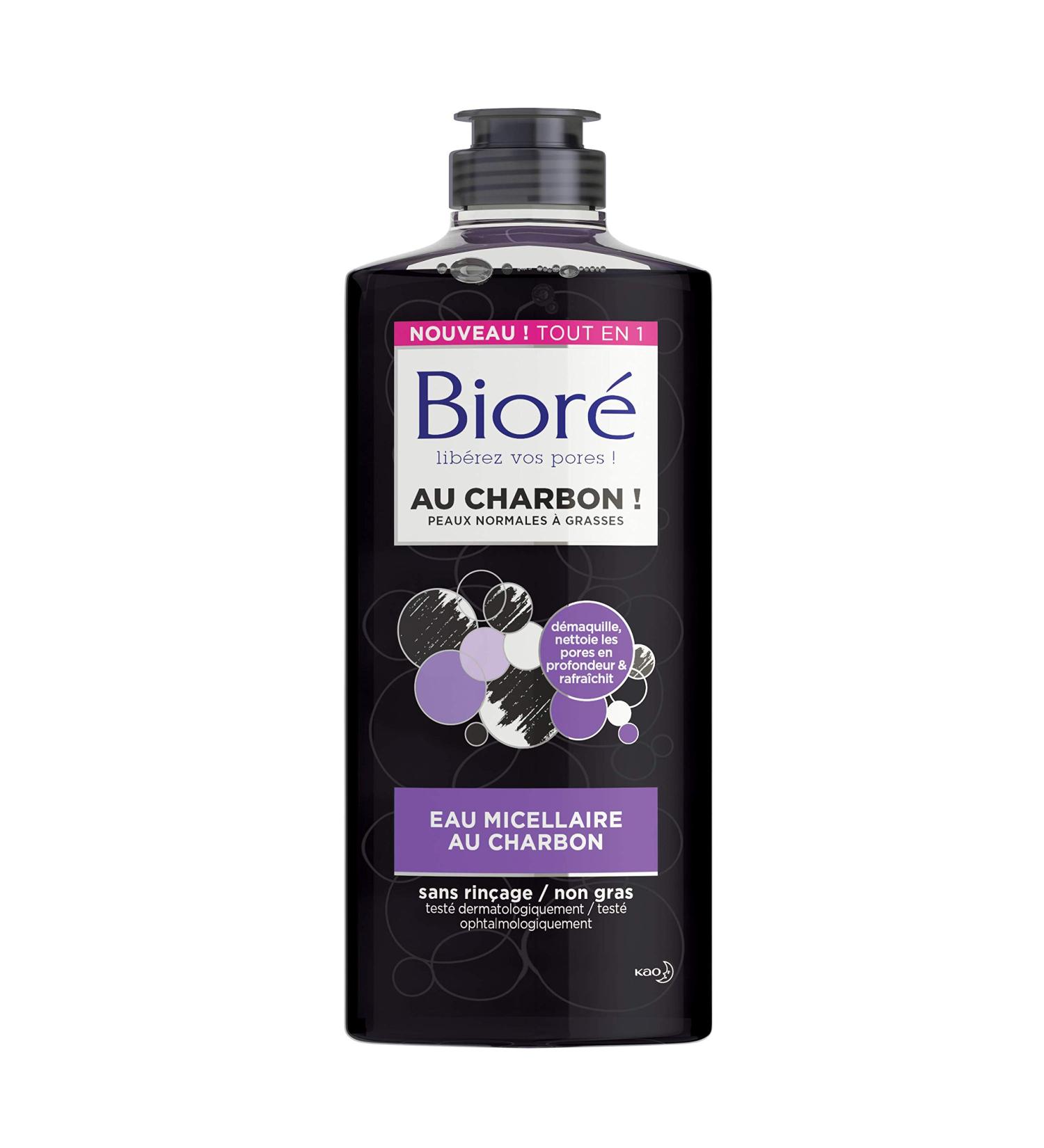 Biore Mattifying Micellar Water with Charcoal 300 ml - Buy Online on GoSupps.com