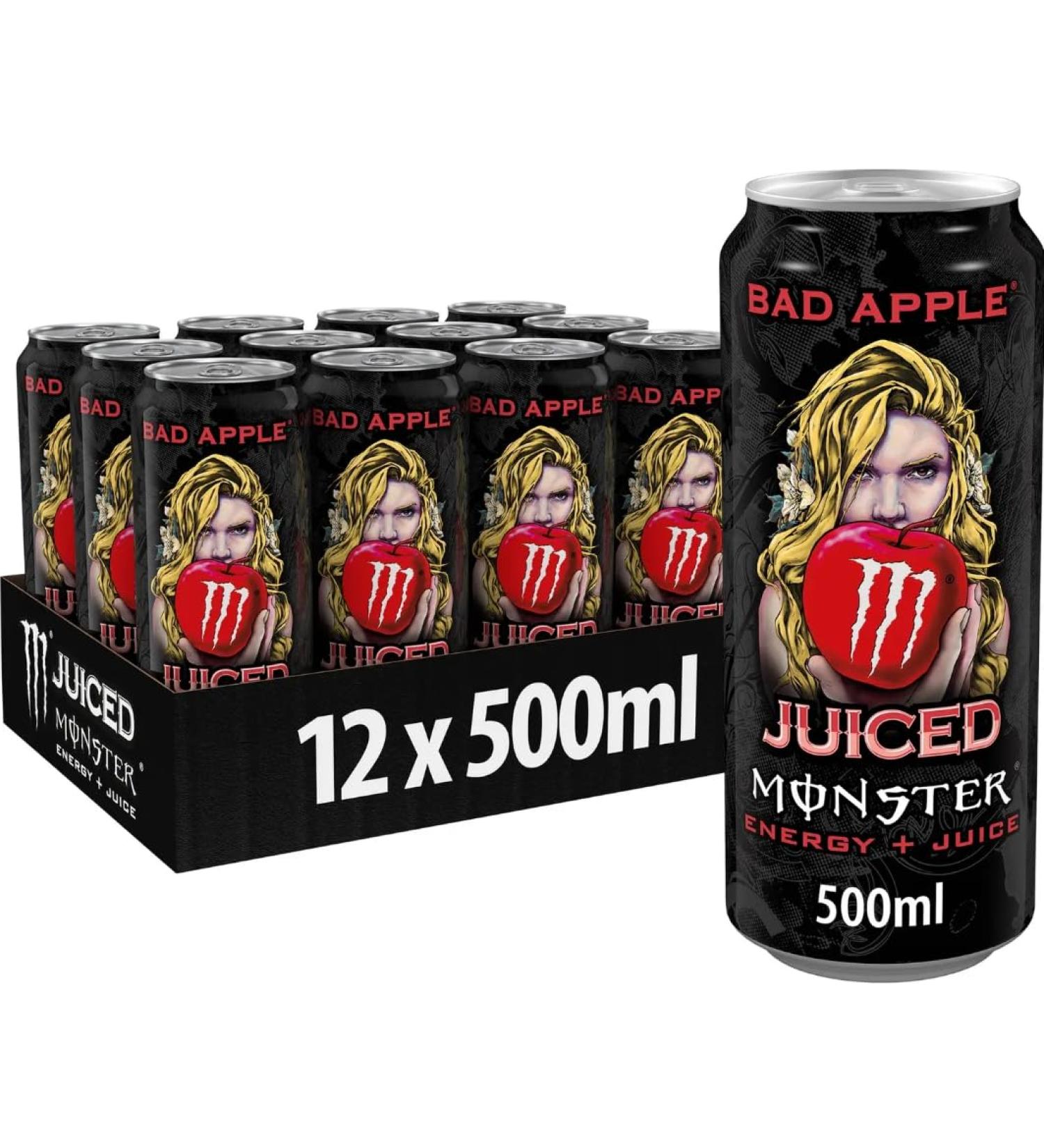 Monster Energy Drink Bad Apple 12 x 500ml PMP