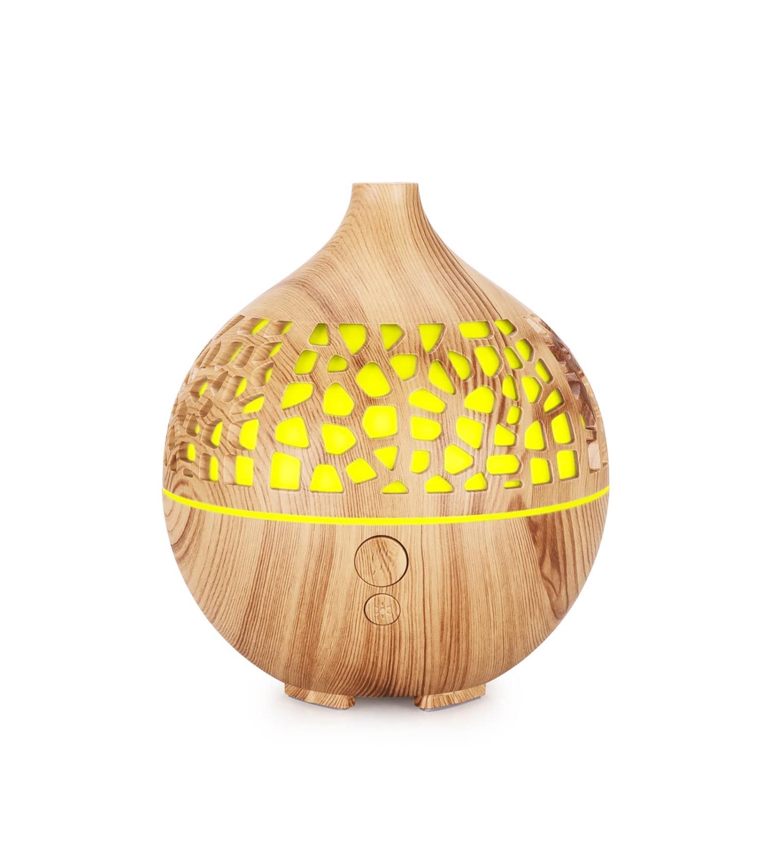 Upgraded Essential Oil Diffuser for Aromatherapy - Cool Mist Humidifier with 7 Color Lights - 4 Mist Modes - Waterless Auto Off - Large Room, Home, Baby Bedroom - 0.2 lbs - Buy Online on GoSupps.com