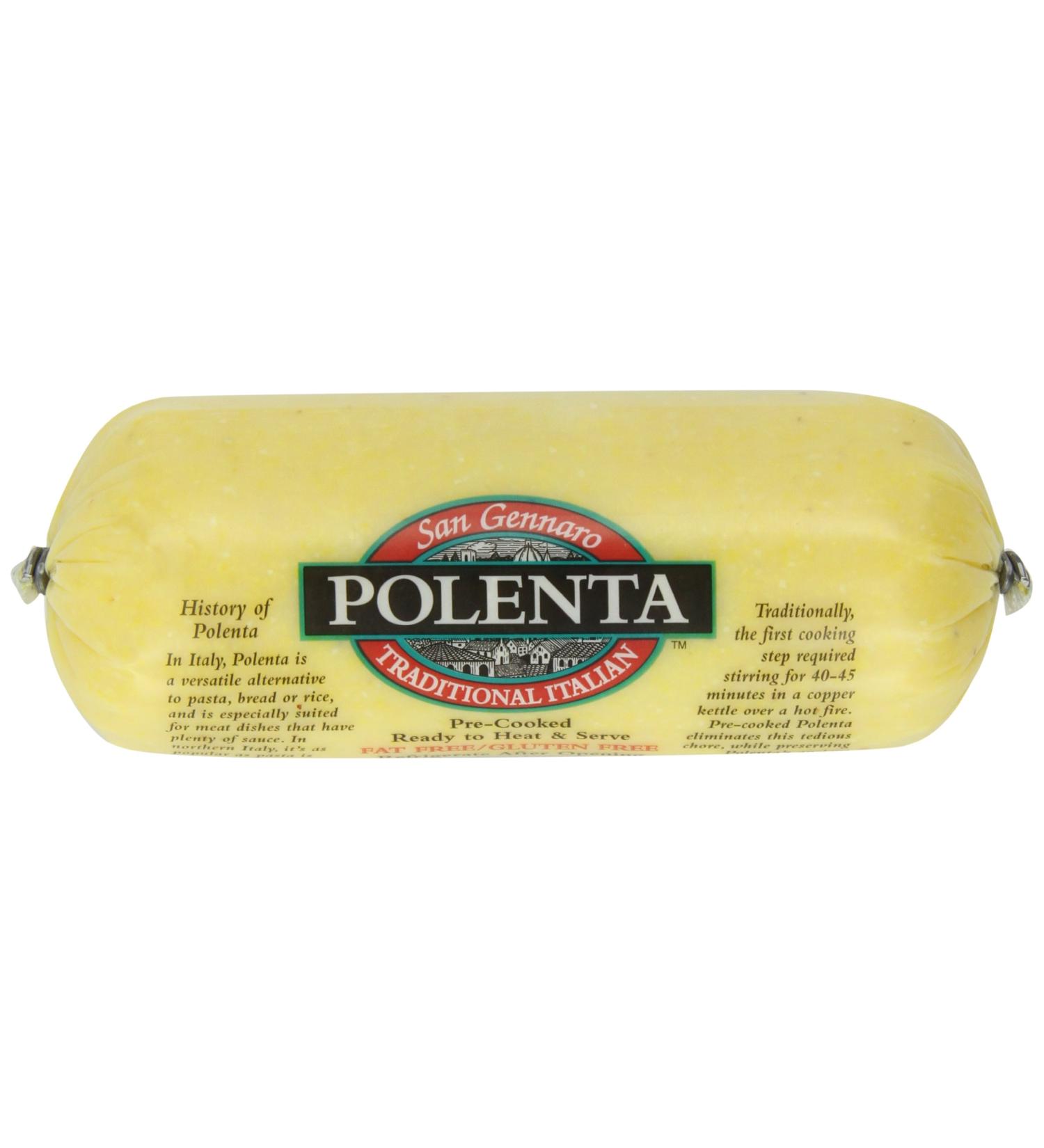 San Gennaro Polenta Traditional 18-ounces (Pack of 6) - Authentic Italian Cornmeal Porridge - Buy Online on GoSupps.com