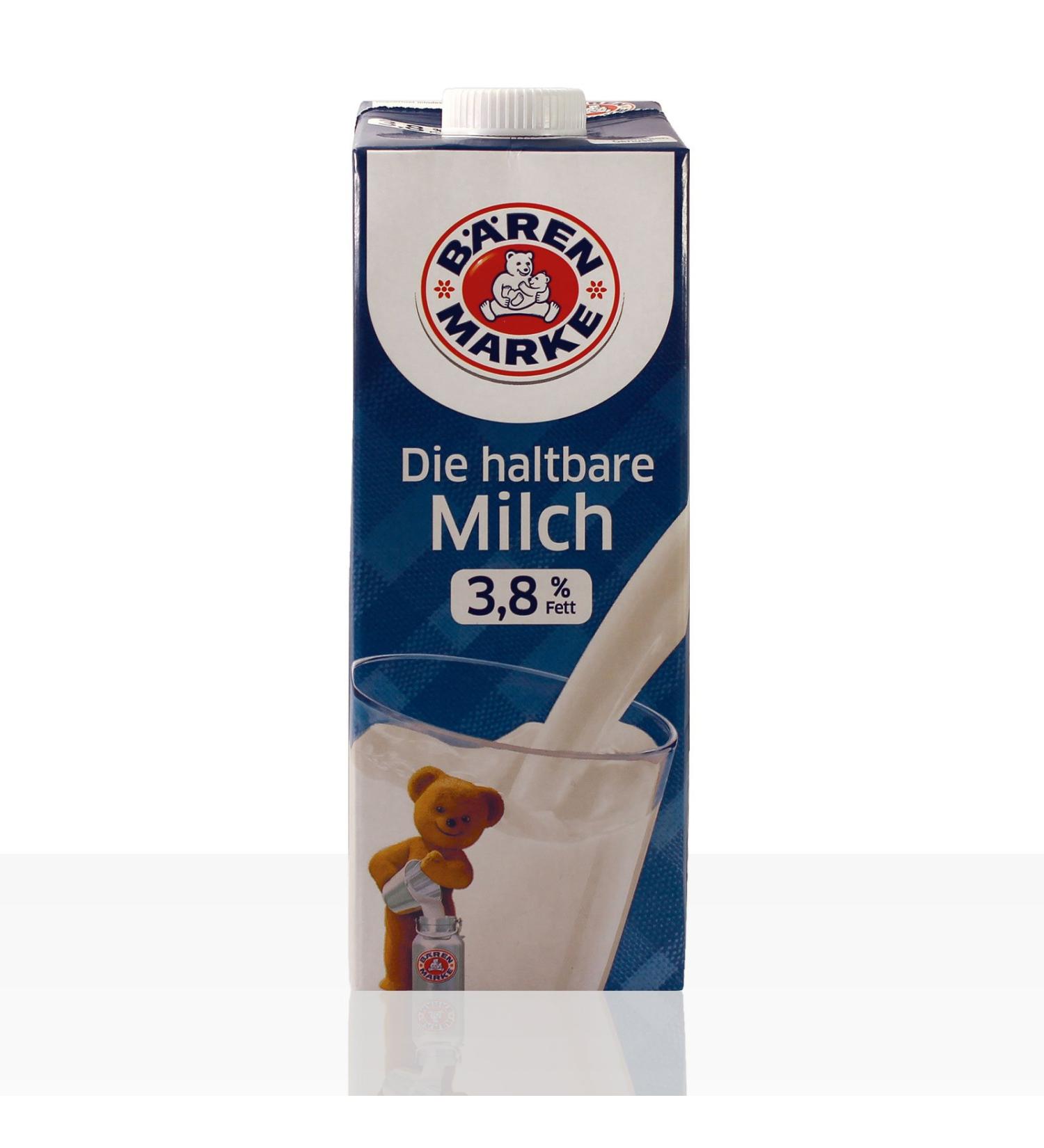 B renmarke Long-Life Milk 3.8% Fat - 6 x 1.0L | Premium Quality International Shipping - Buy Online on GoSupps.com