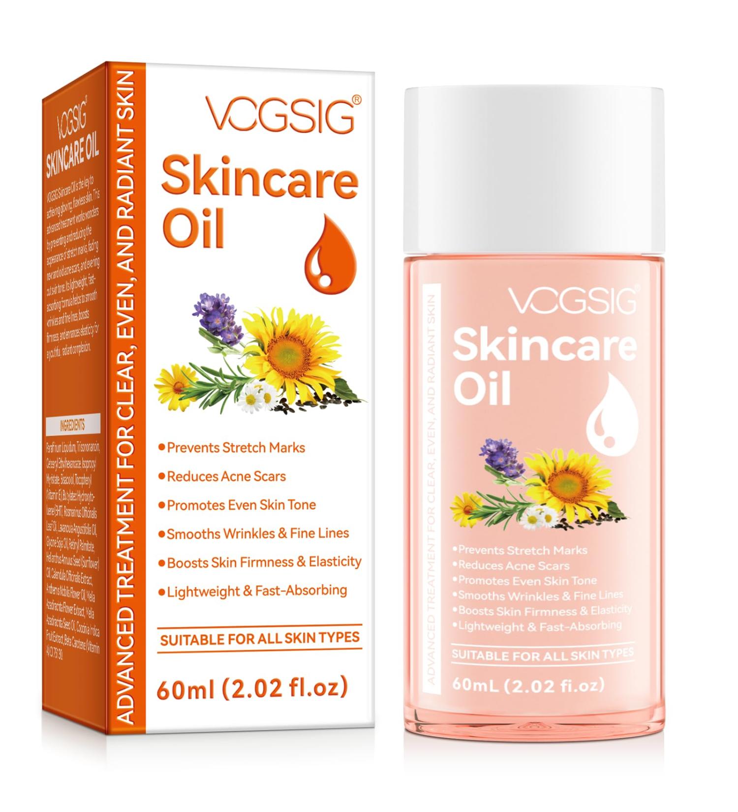 Body Care Oil Anti-Stretch Mark Oil Prevents Stretch Marks Strengthens Skin Firmness and Elasticity For Fair Even and Radiant Skin 60ml - Buy Online on GoSupps.com