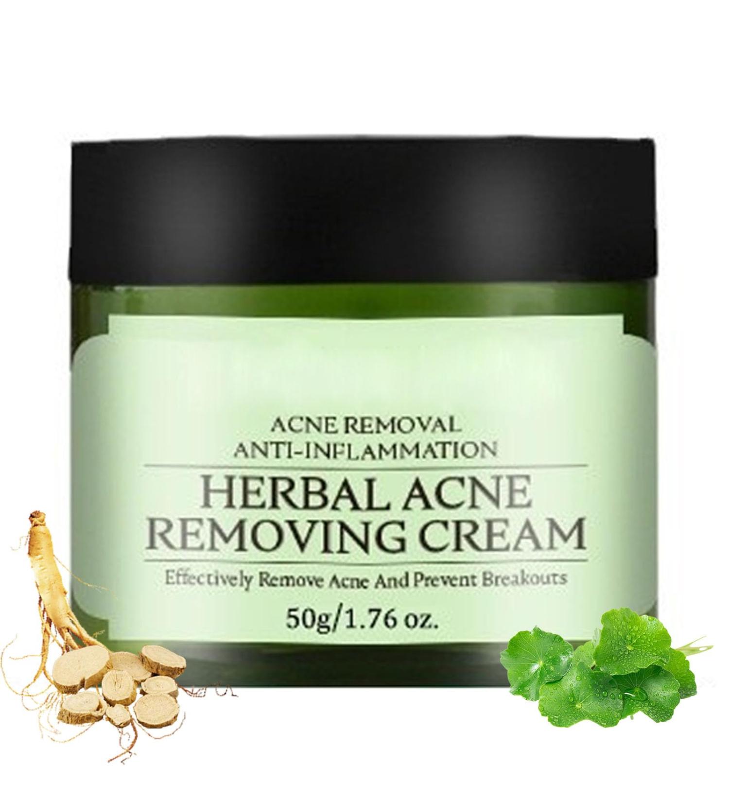 ARCHIDATE Acne Removing Face Cream Natural Formula Herbal Acne Cream for Oily Prone Combination Skin Reduce Pimples Blemishes Blackheads Clean and Purify Pores Control Oil Soothe & Calm Skin - Buy Online on GoSupps.com