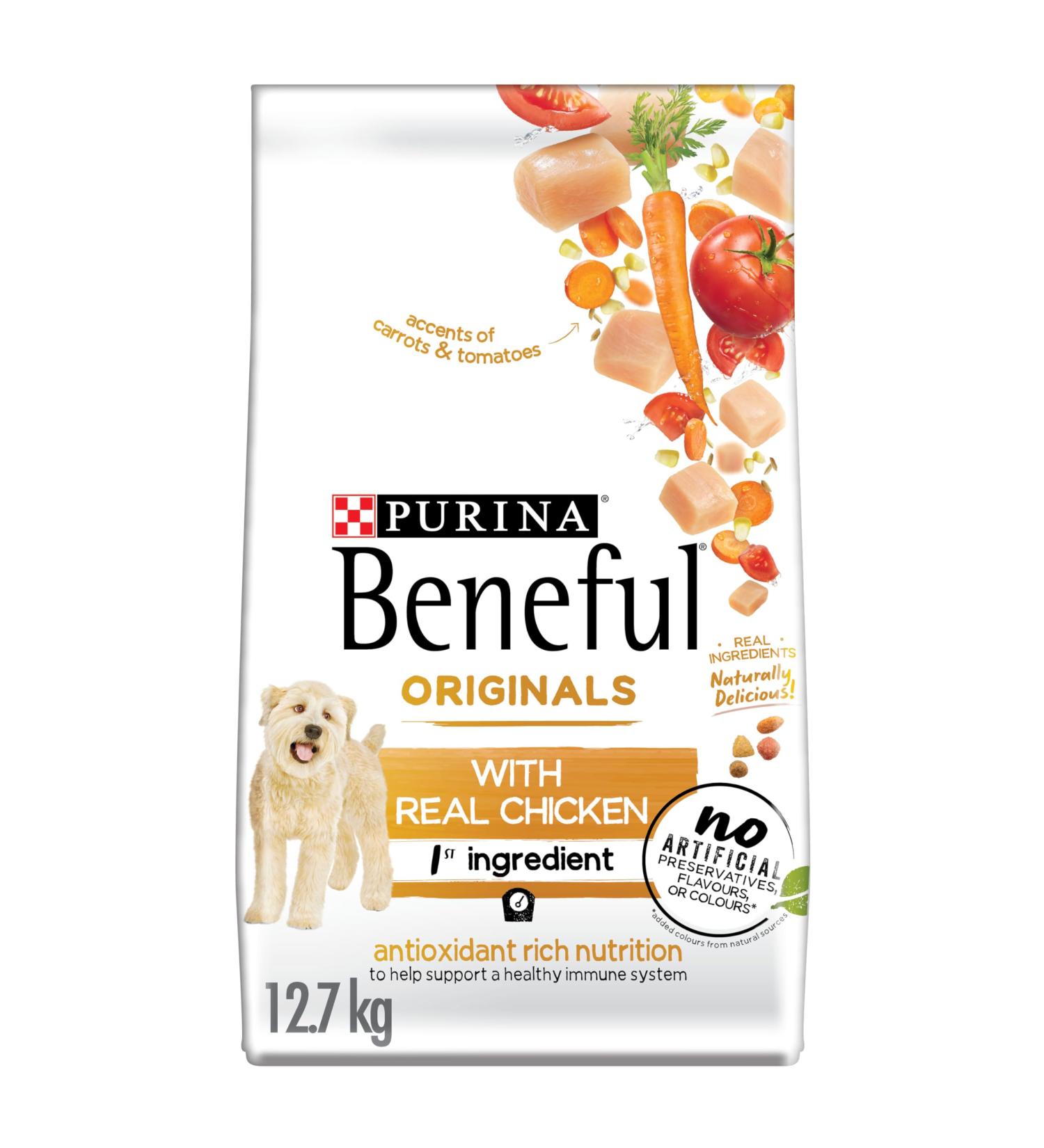 Beneful Originals Dry Dog Food Real Chicken - 12.7 kg Bag 1.27 kg (Pack of 1) - Buy Online on GoSupps.com