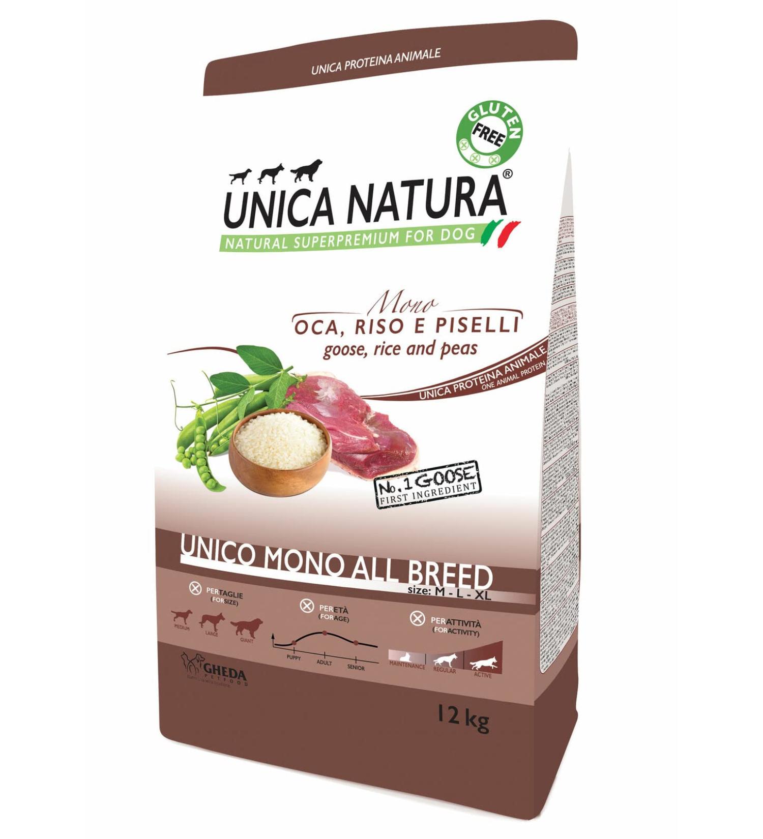 UNICA NATURA Mono All Breed GOOSE 12 kg
