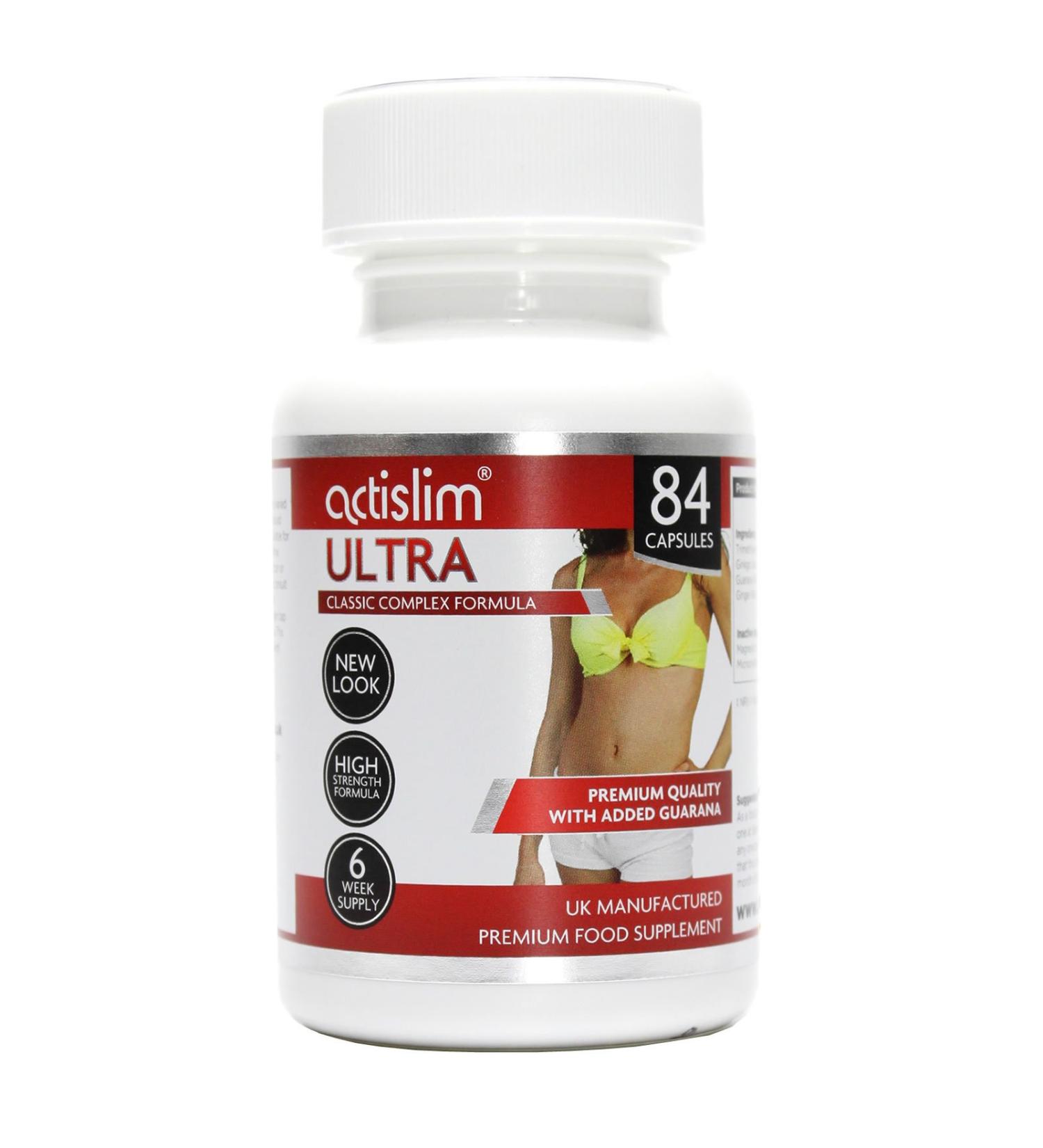 Actislim Ultra: The UK's #1 Weight Loss Slimming Pill - 6 Week Course for Powerful Results - Buy Online on GoSupps.com