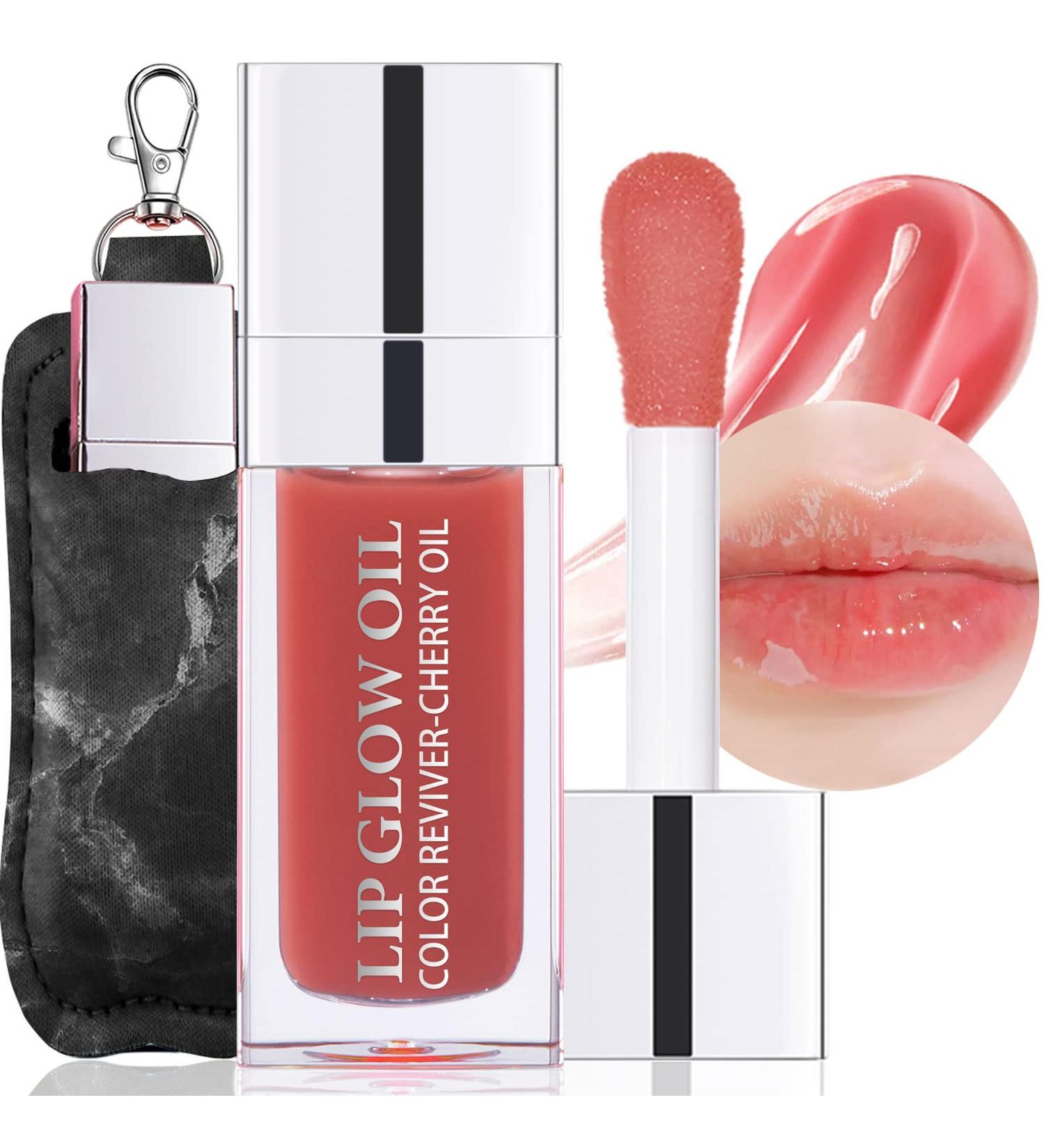 Kaynest Hydrating Lip Glow Oil - Moisturizing Lip Gloss for Plump, Nourished Lips (012Rosewood) - Buy Online on GoSupps.com