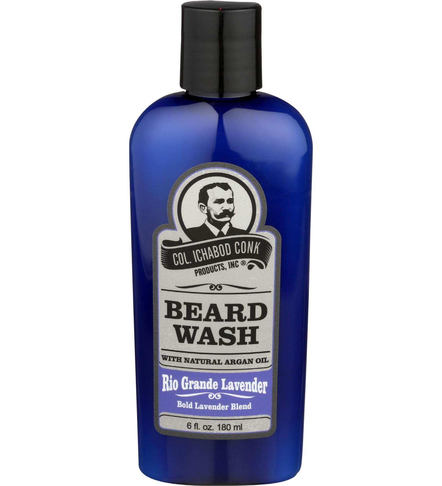 Colonel Conk Beard Wash - Rio Grande Lavender 6 oz | Premium Men's Grooming - Buy Online on GoSupps.com