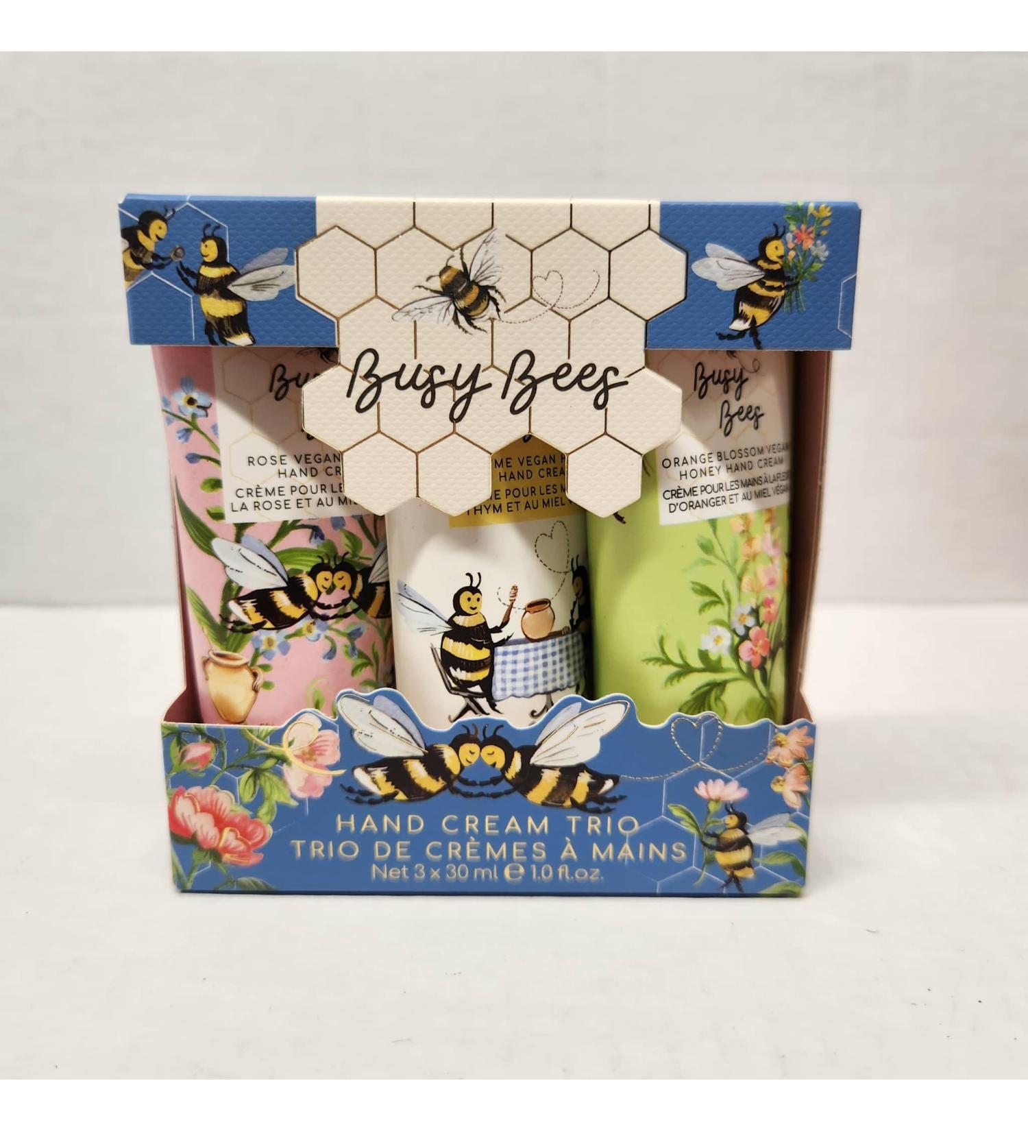 Heathcote & Ivory Busy Bees Picnic Romance Vegan Honey Hand Cream Trio Set