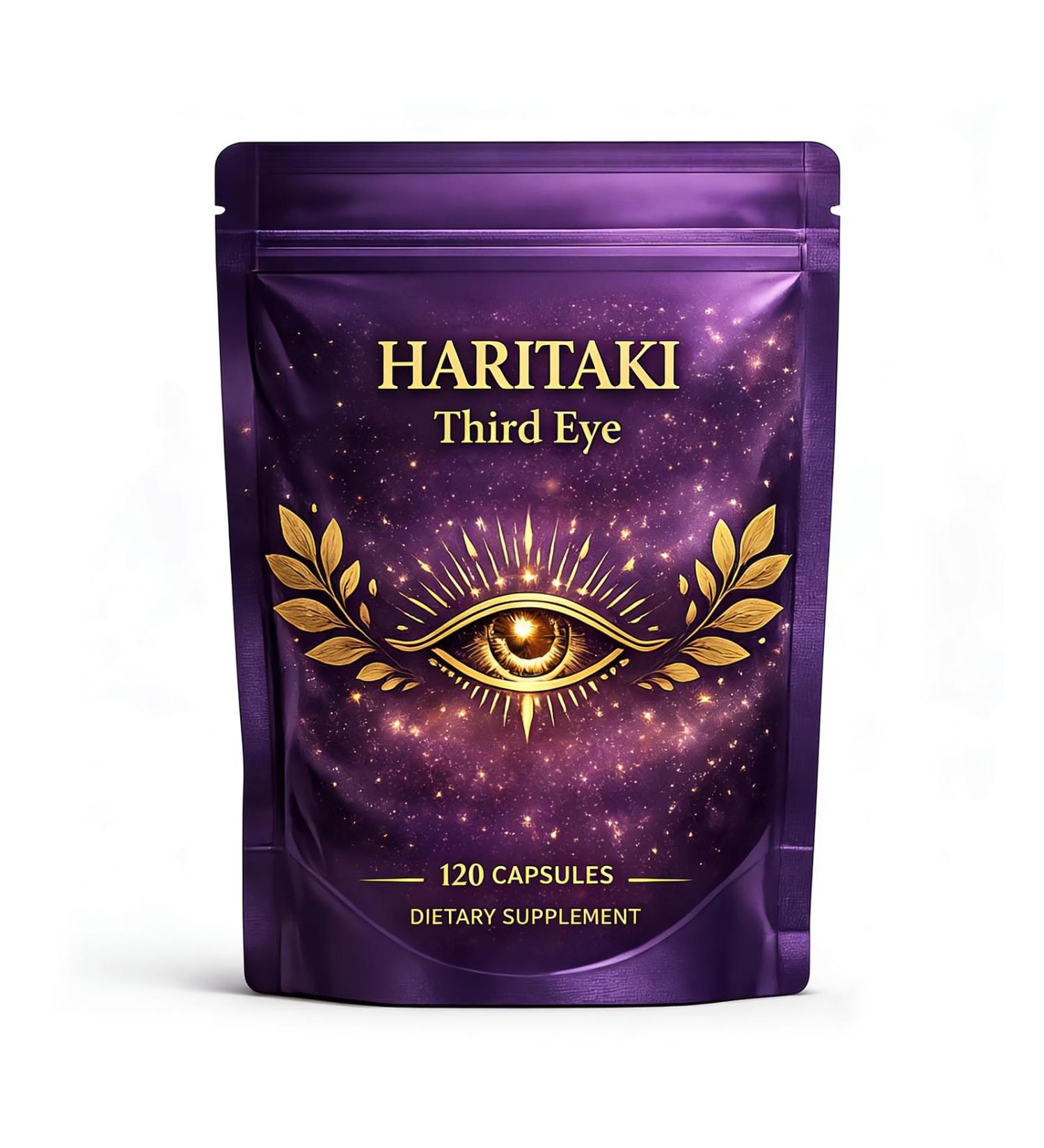 Haritaki Third Eye Capsules Haritaki Capsules Pure Terminalia Chebula Fruit Extract Intuition and Mental Clarity Balanced Energy & Digestion Vegan & Gluten-Free - 120 Veggie Capsules (1 1) 1 Count (Pack of 1) 1 - Buy Online on GoSupps.com