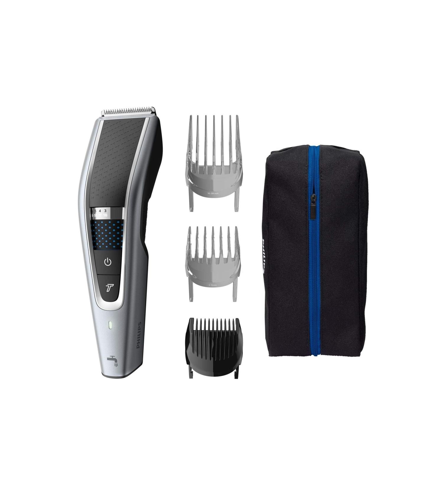 Philips Series 5000 HC5630/13 S5000 Hair Clipper with Trim-n-Flow PRO Technology, Self-Sharpening Blades, Corded UK Plug - Silver - Buy Online on GoSupps.com