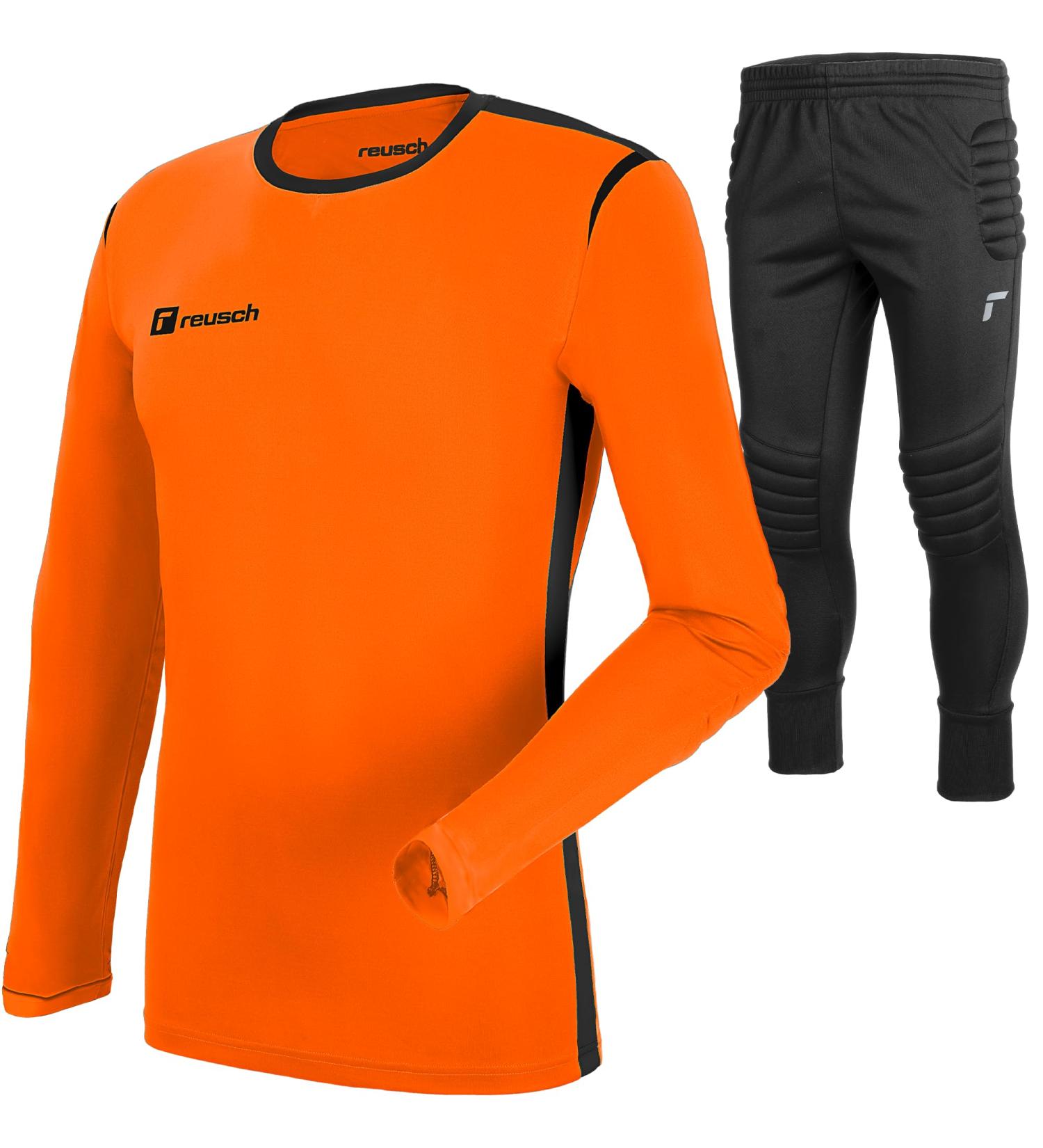 Reusch Unisex Youth Match Set Junior Goalkeeper 2301 Shocking Orange L